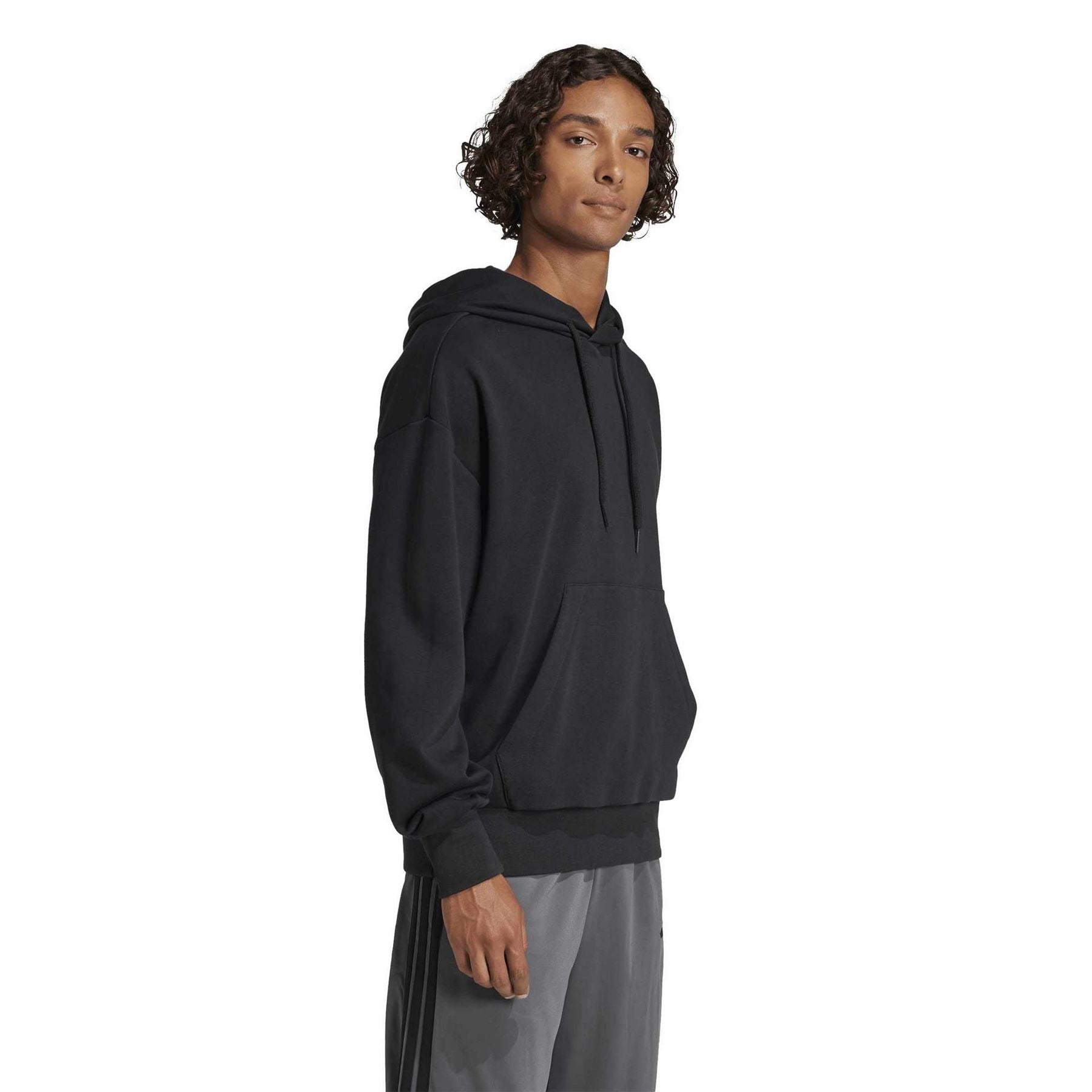 adidas Hooded Neck Oversize Fit Sweatshirt with Kangaroo Pocket