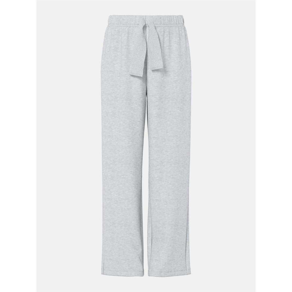 Pieces Chilli Heathered Drawstriog Wide Leg Sweatpants
