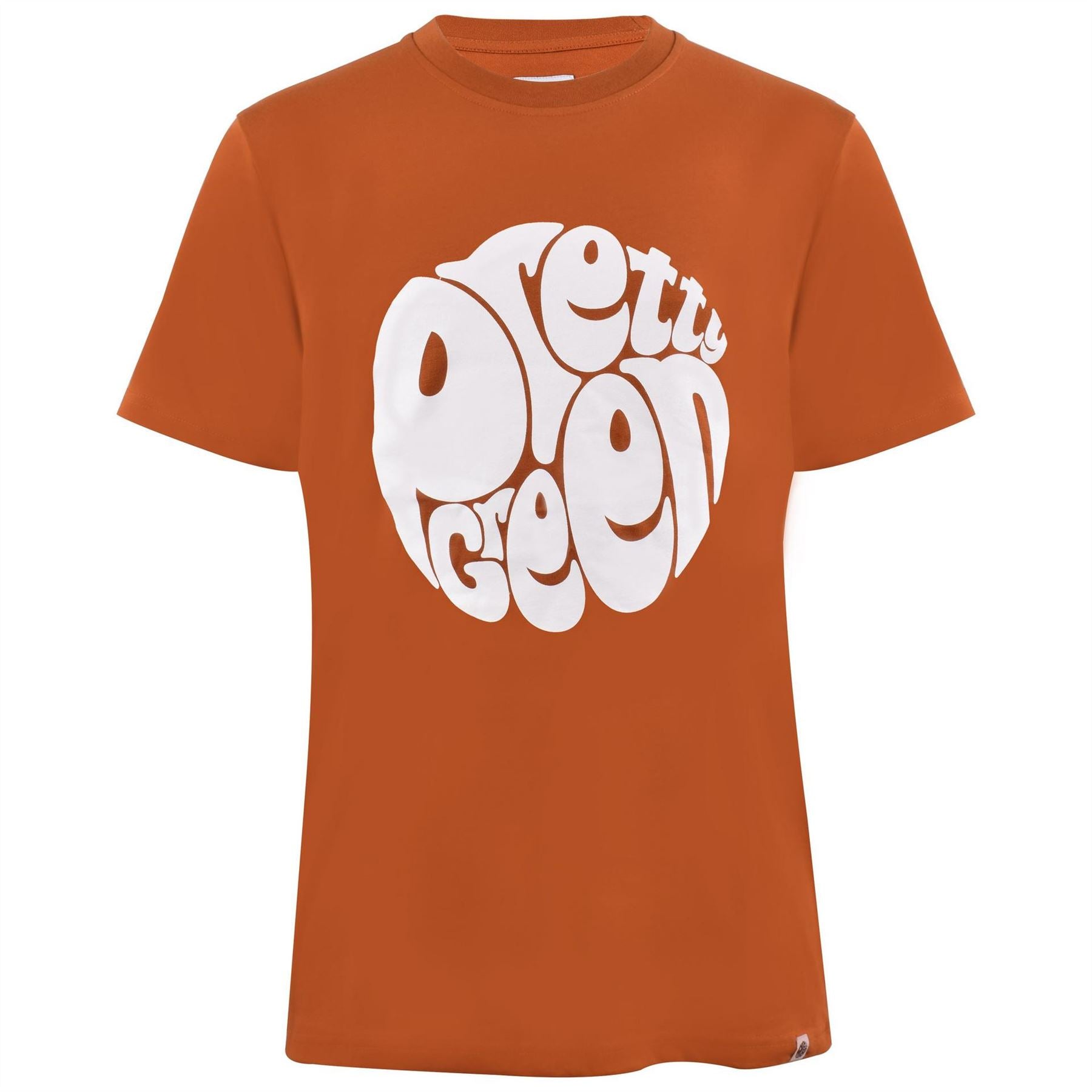 Pretty Green Regular Fit Crew Neck Lettering T-Shirt