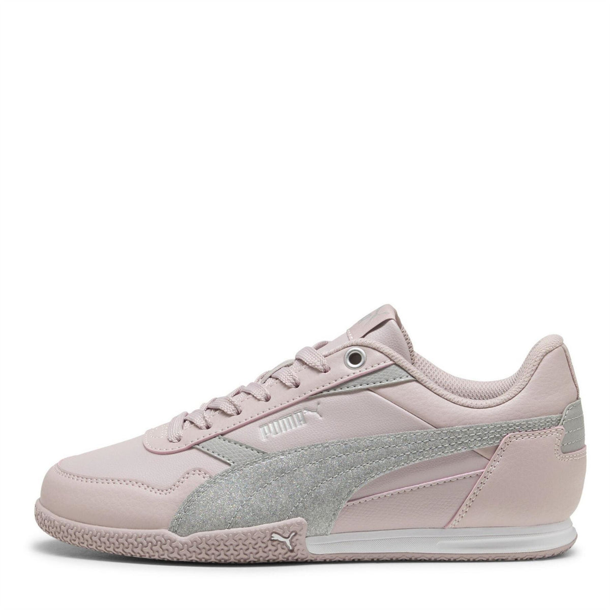Puma Bella D Glitter Canvas Low Top Sneakers