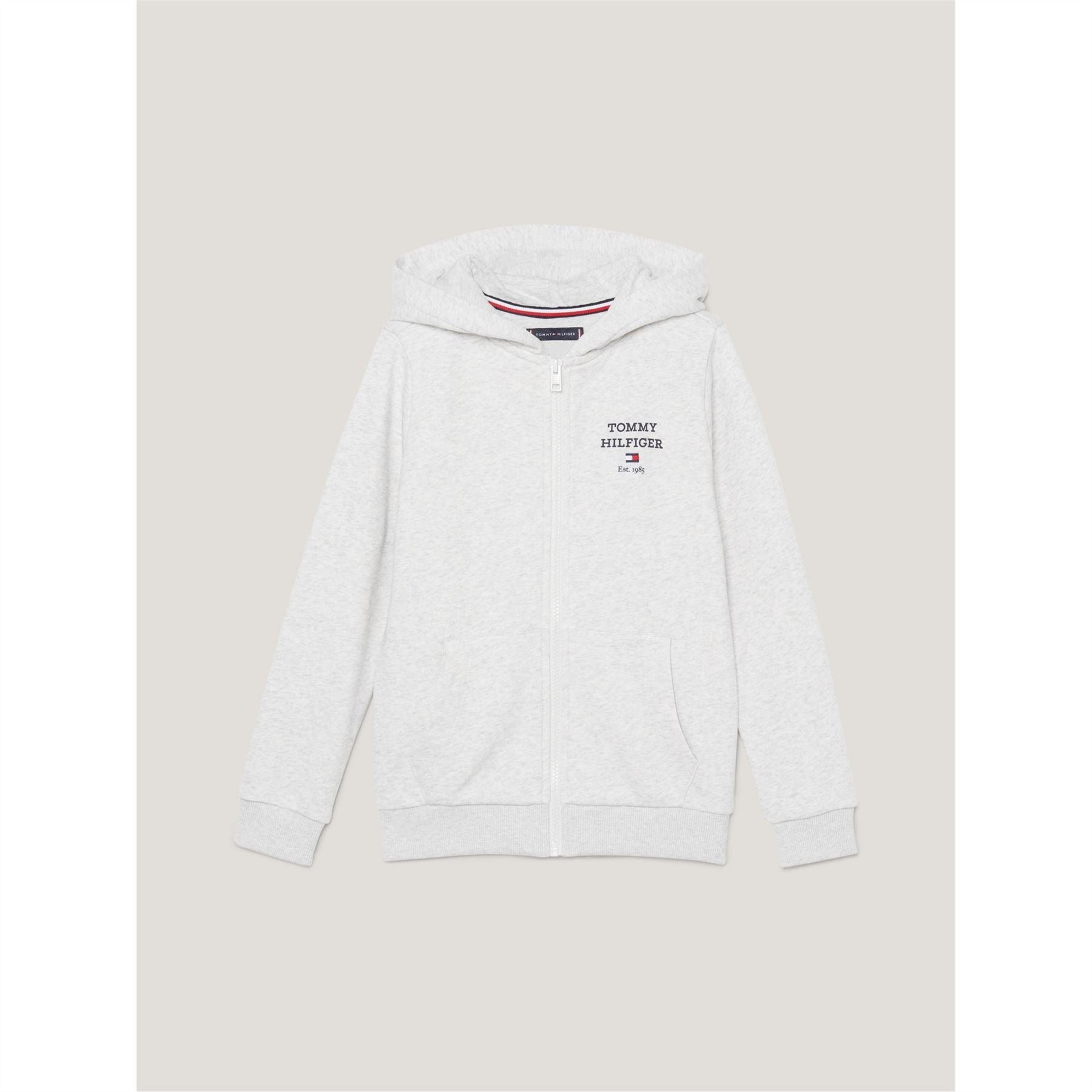 Tommy Hilfiger Logo Zip Hoodie Juniors