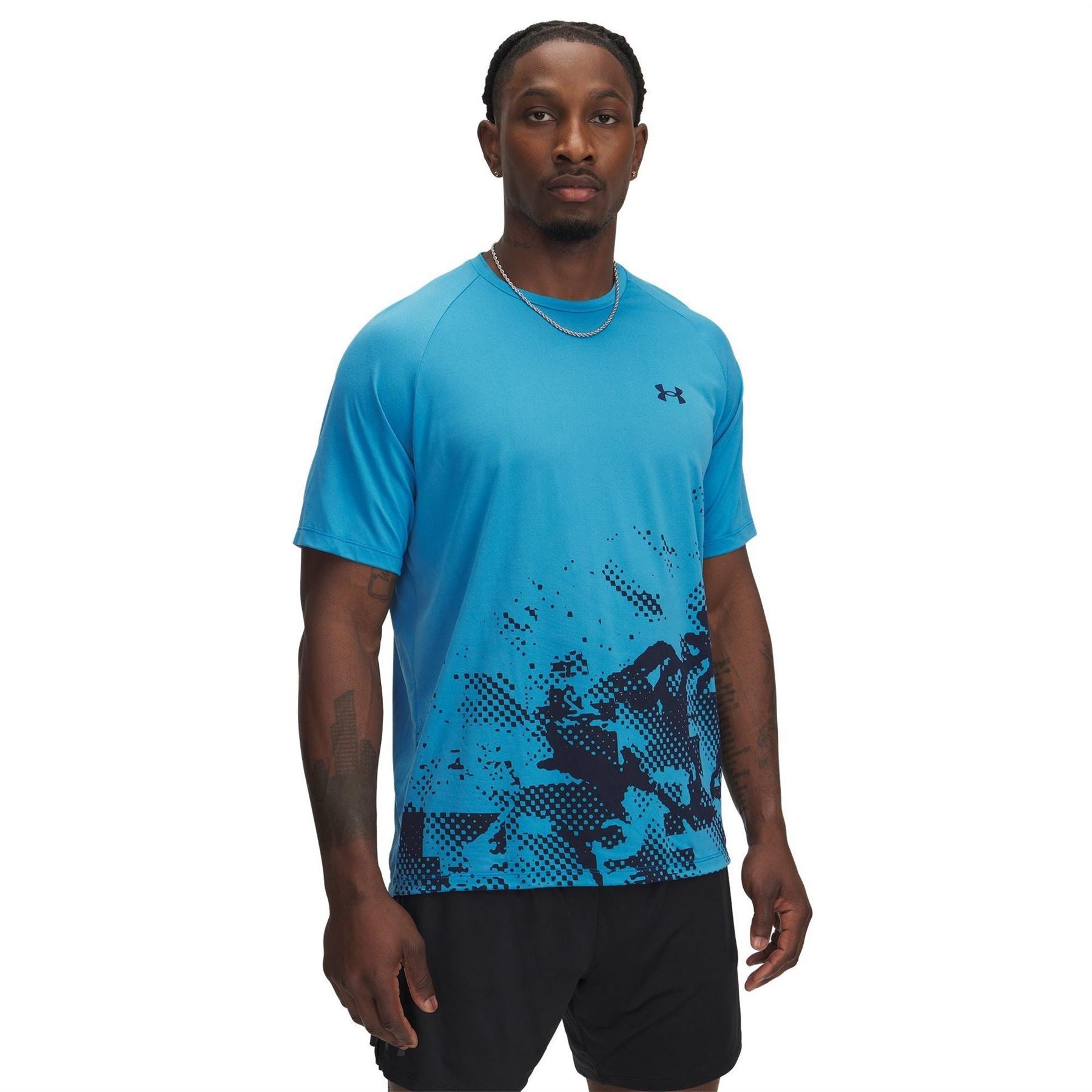 Under Armour Tech Crew Neck Raglan Short Sleeve T-Shirt