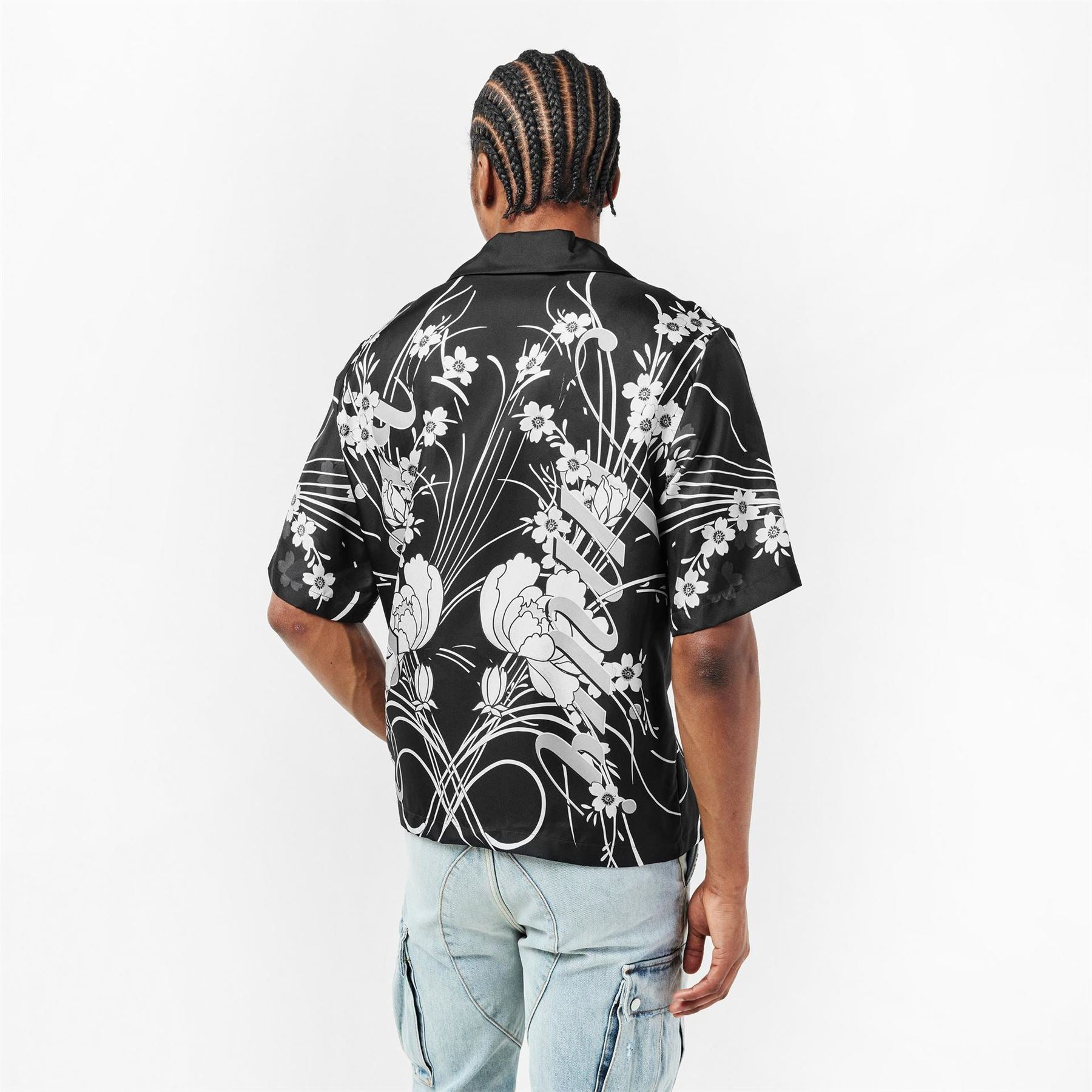 Amiri Floral Short Sleeve Bowling Shirt