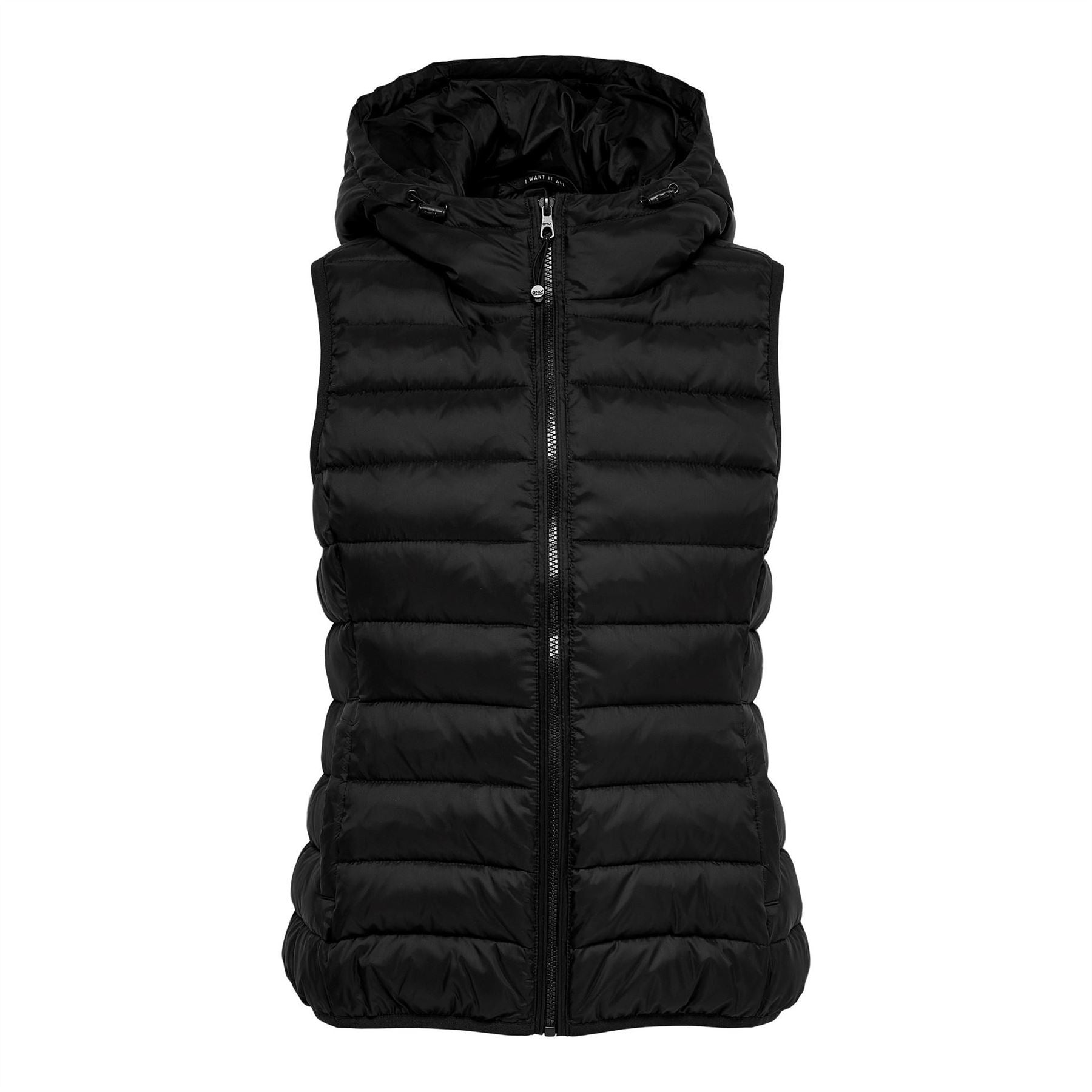 Only Tahoe Full Zip Quilted Hooded Gilet