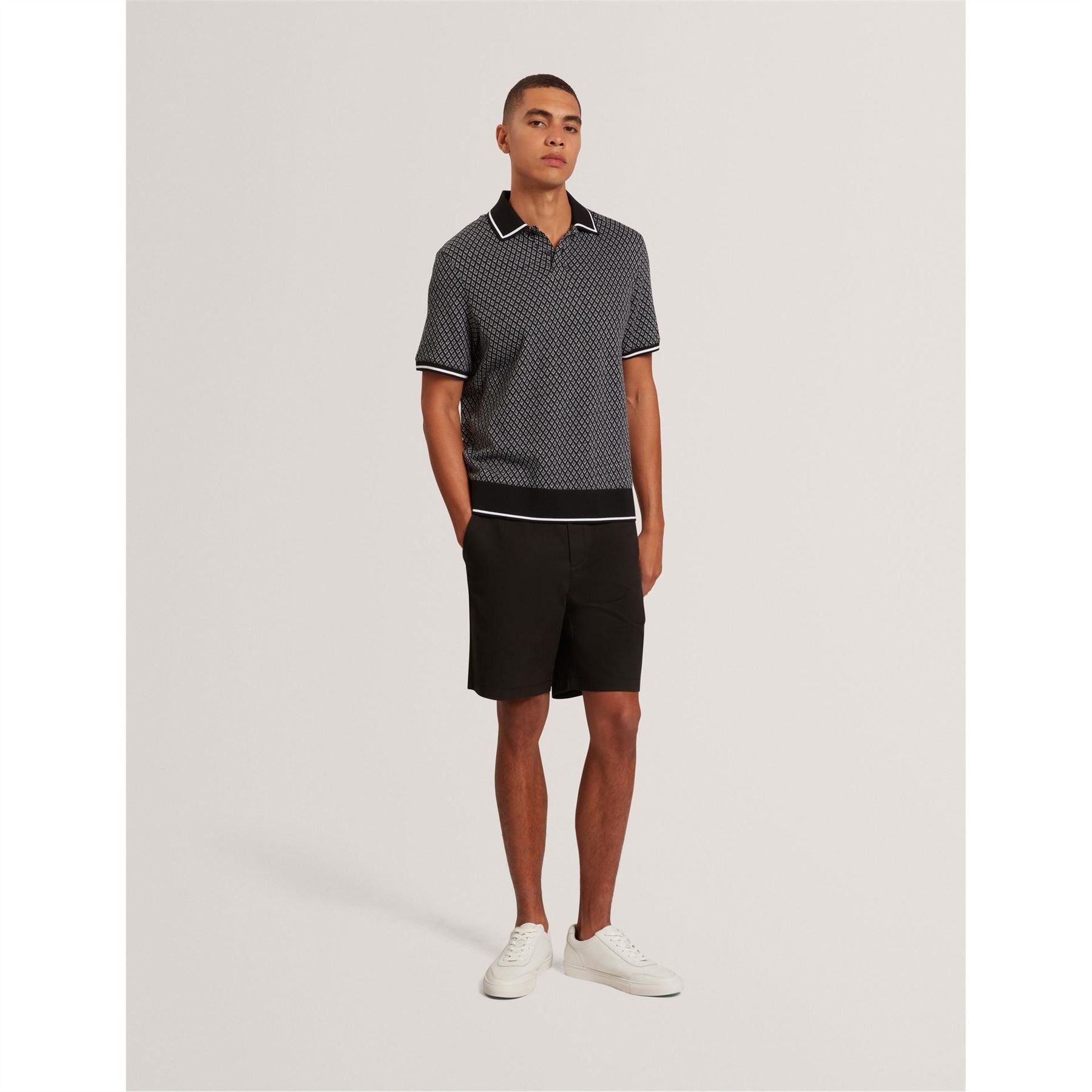 Ted Baker Collared Neck Short Sleeve Polo Shirt