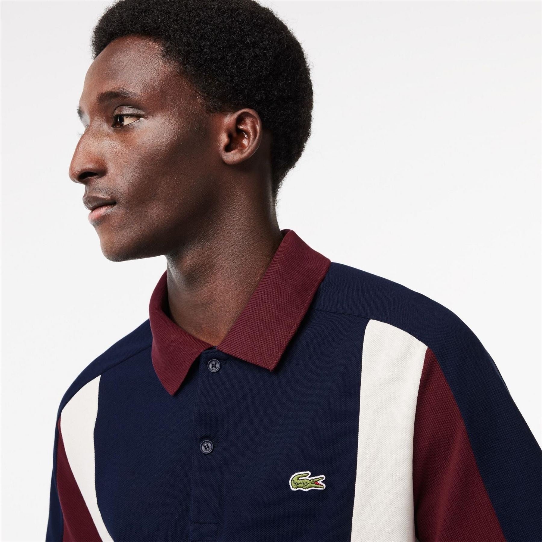 Lacoste Colour Block Short Sleeve Polo Shirt