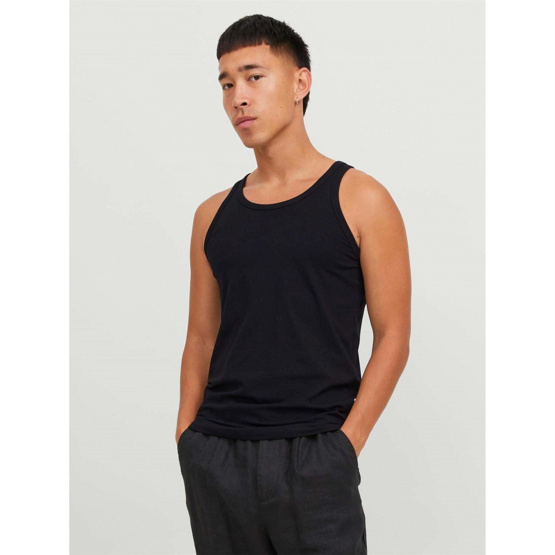 Jack and Jones 2 Pack Sleeveless Vest