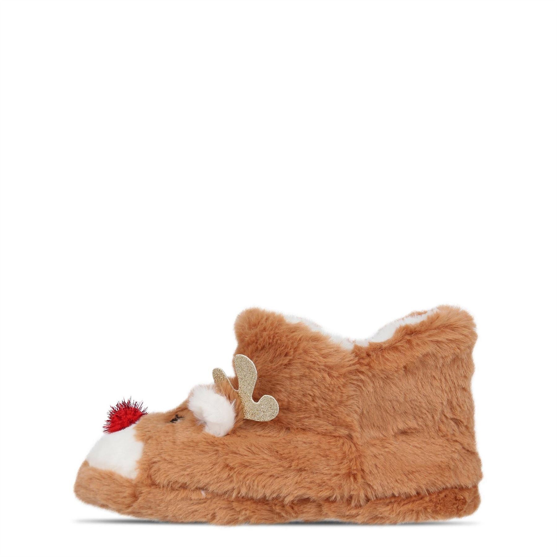 Linea Christmas Reindeer Slipper Boot