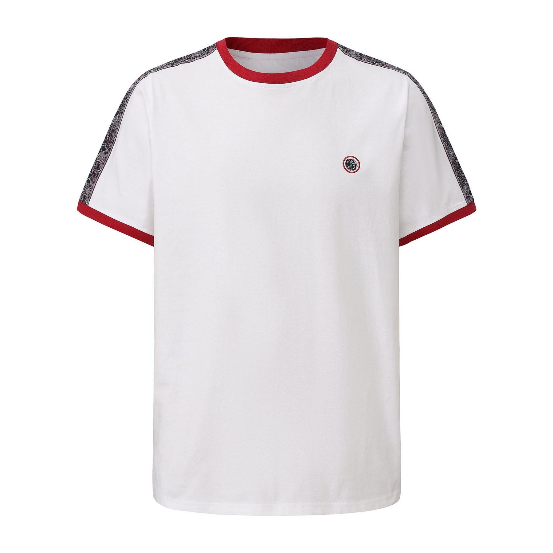 Pretty Green Mens Green Tape Tee