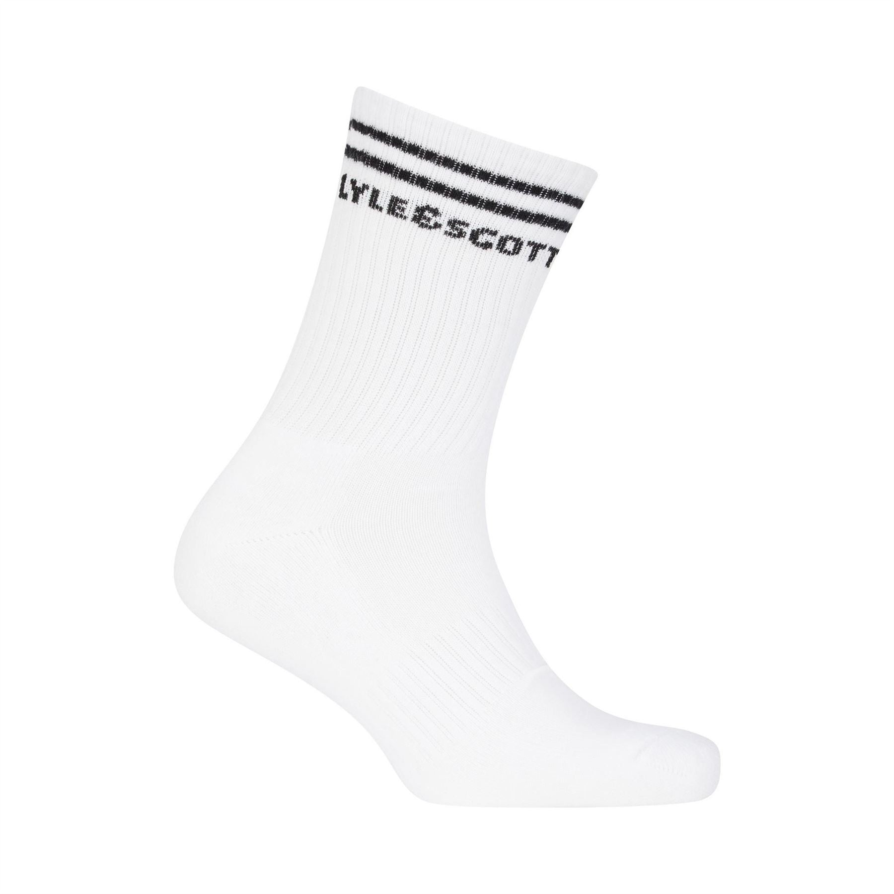 Lyle and Scott Logo Crew Socks