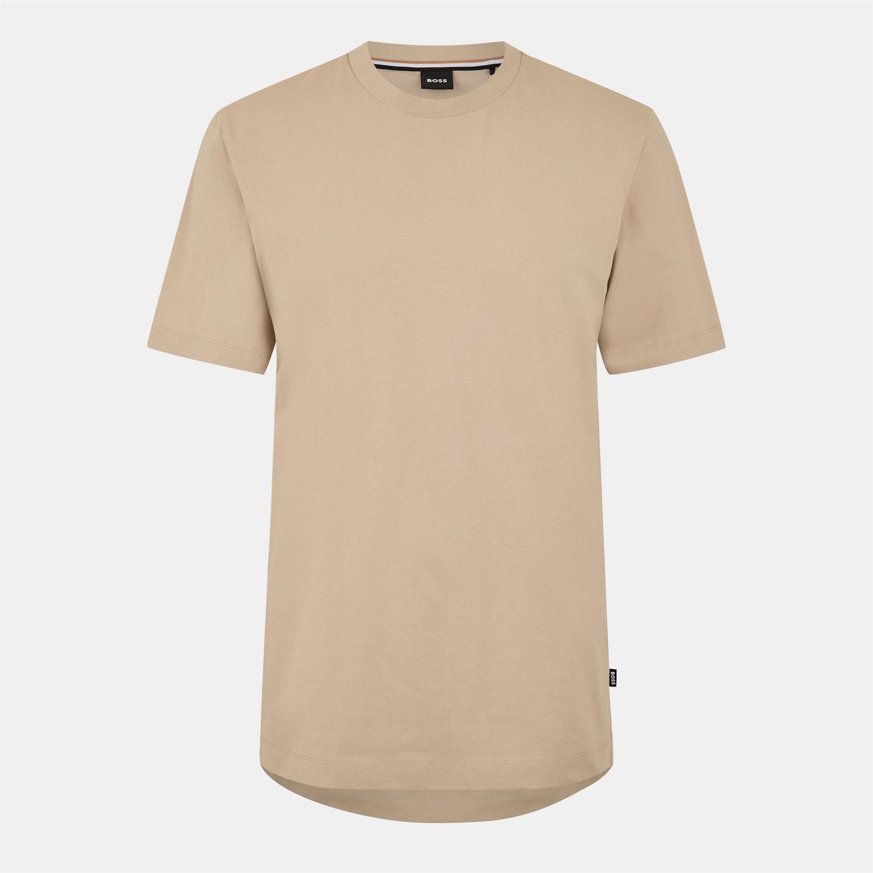 Boss Box Print Crew Neck Regular Fit T-Shirt