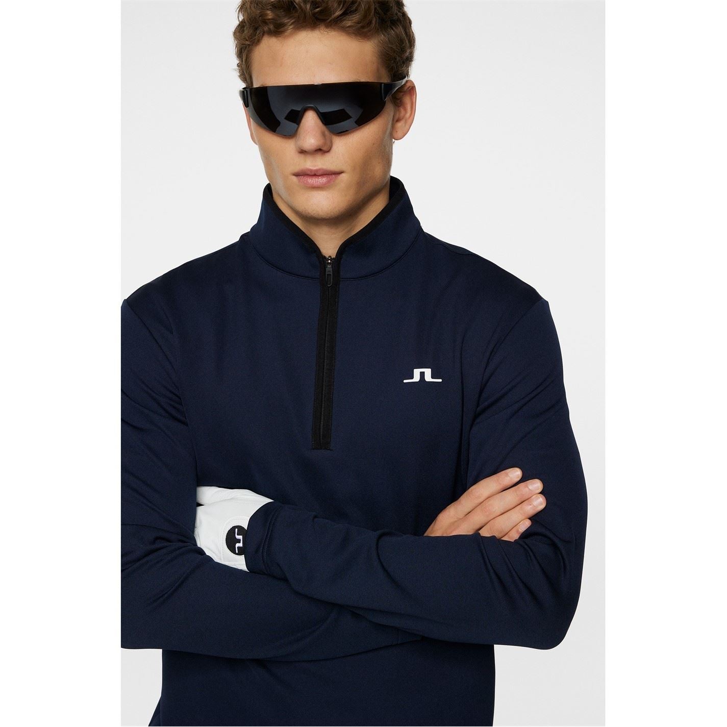 J Lindeberg Golf Half-Zip Regular Fit Long Sleeve Sweatshirt