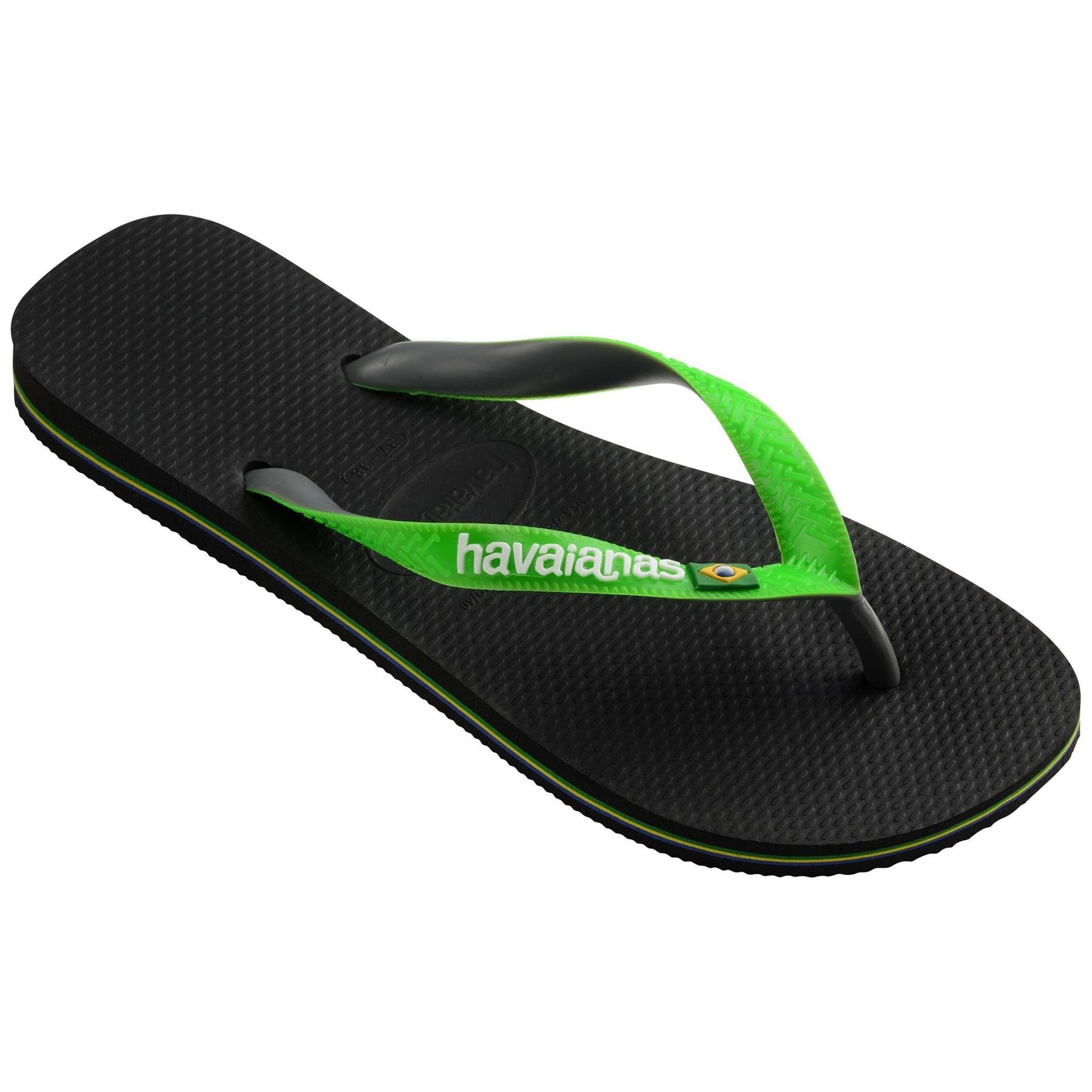 Havaianas Womens Hav. Brasil Mix Leaf Green Marine B Flip Flops