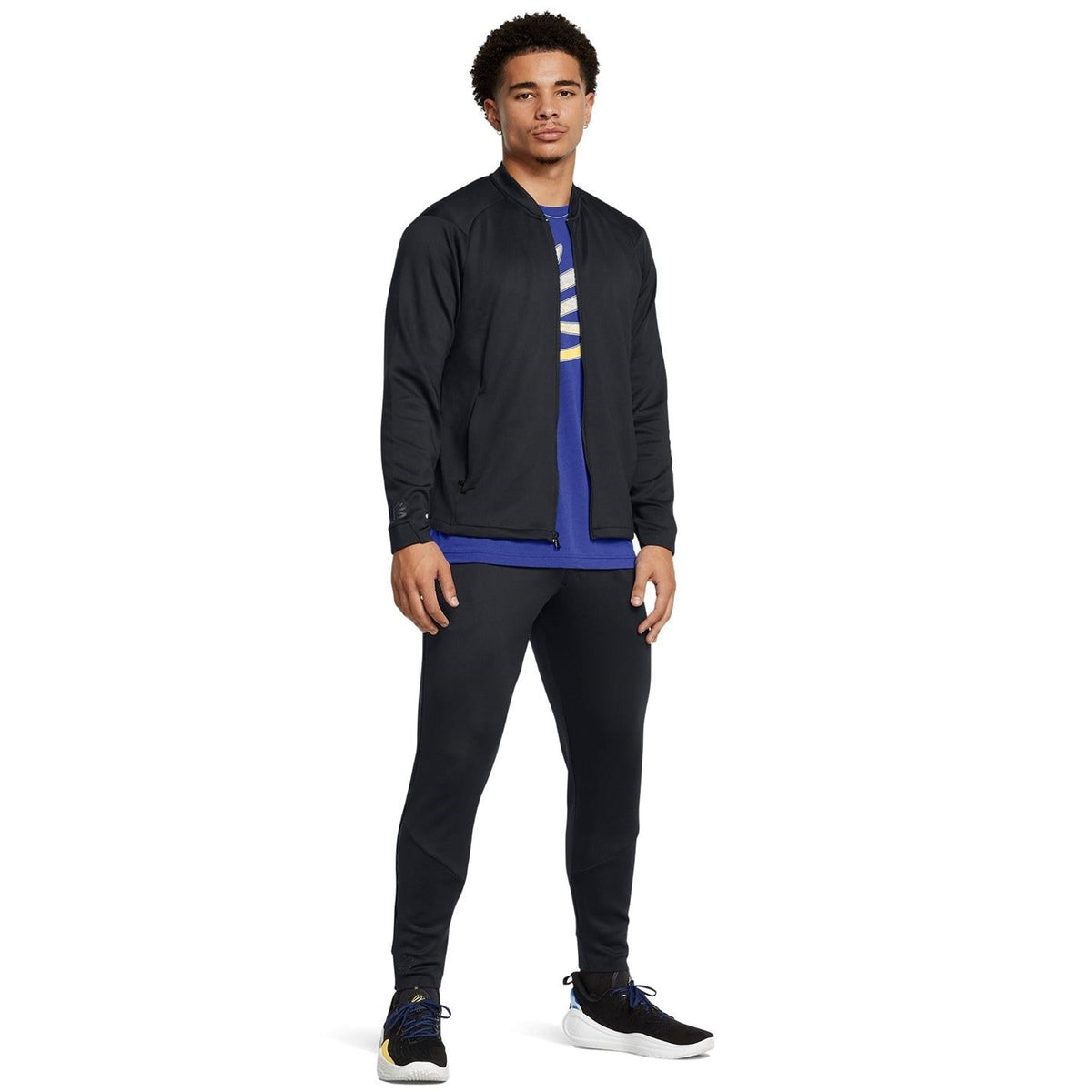 Under Armour Curry Travel Moisture Wicking Long Sleeve Bomber Jacket