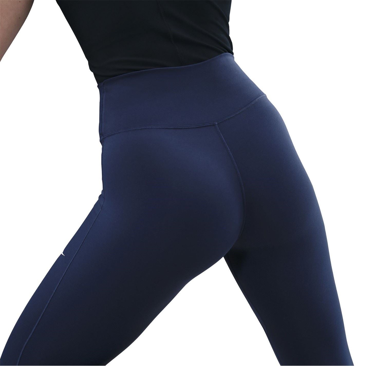 Nike Womens One Seamless Front High Waisted Leggings