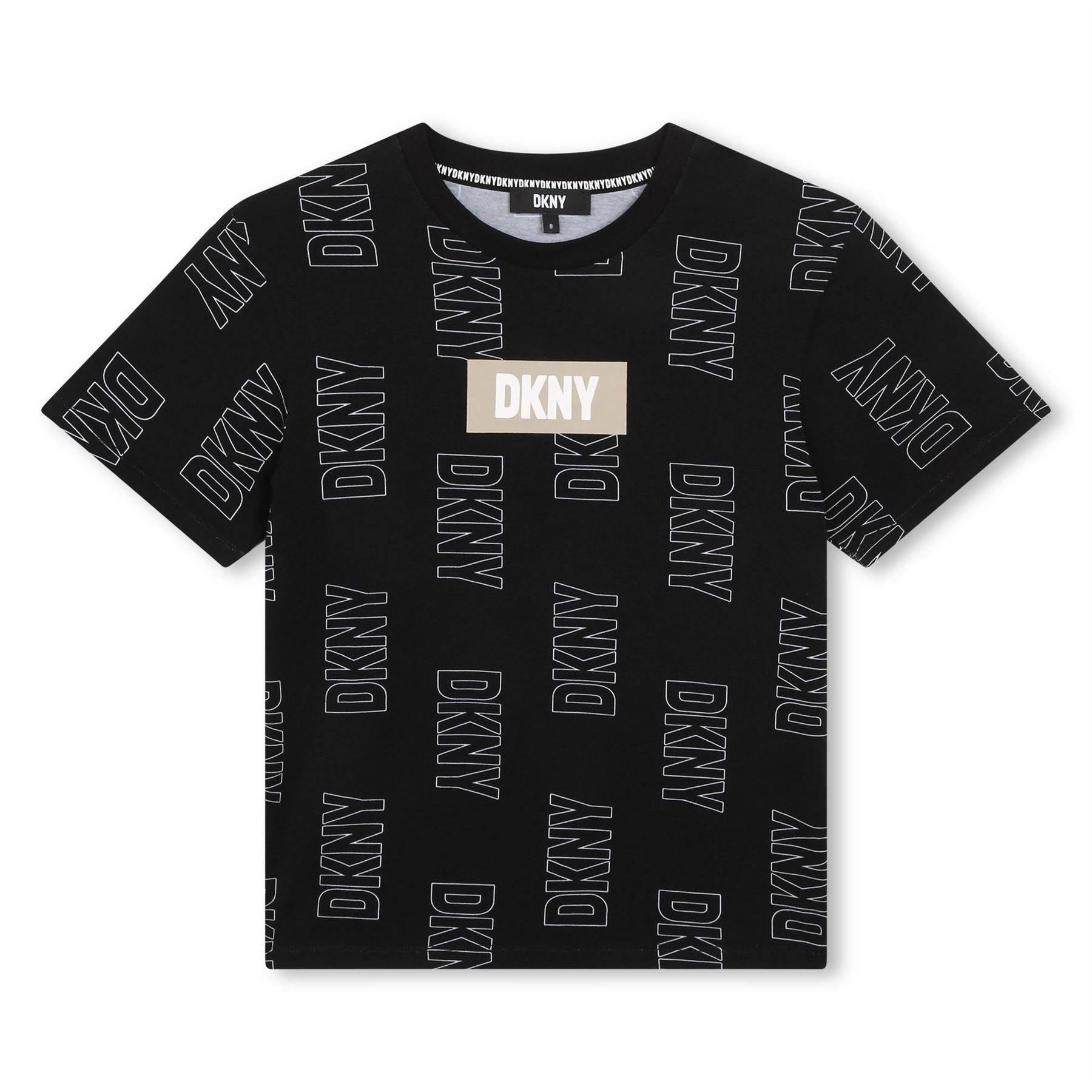 DKNY Regular Fit Crew Neck Short Sleeve T-Shirt