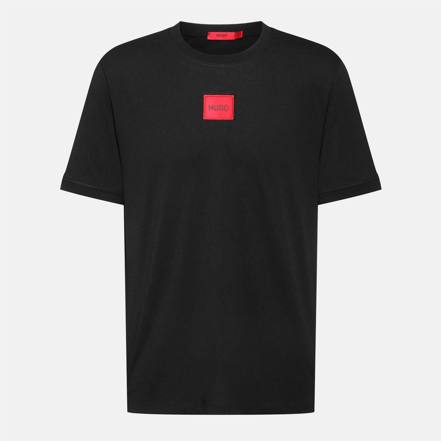 Hugo HUGO Diragolino Contemporary T Shirt with Logo Detail