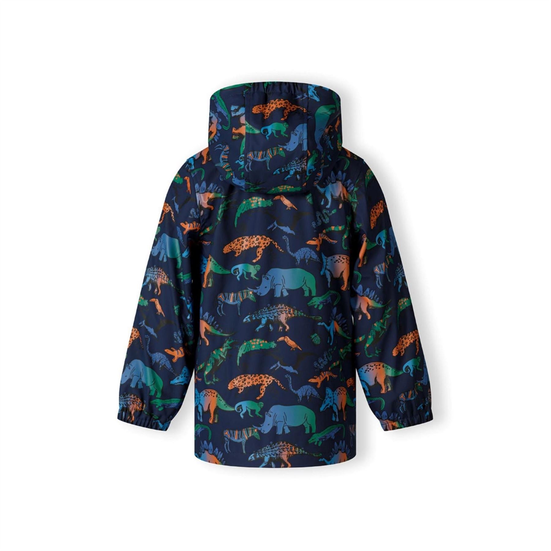 Minoti Boys Rain Jacket Printed Navy