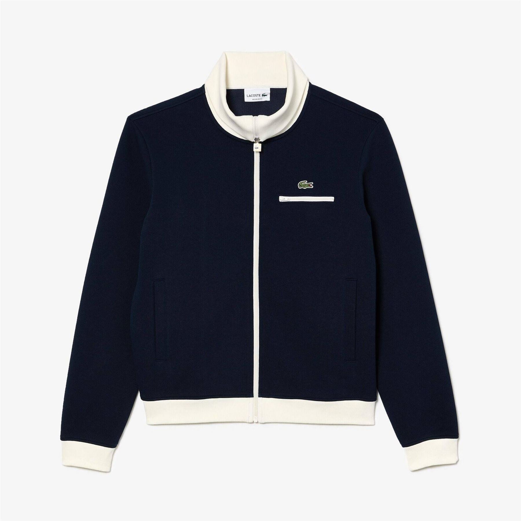 Lacoste Mock Neck Bomber Jacket