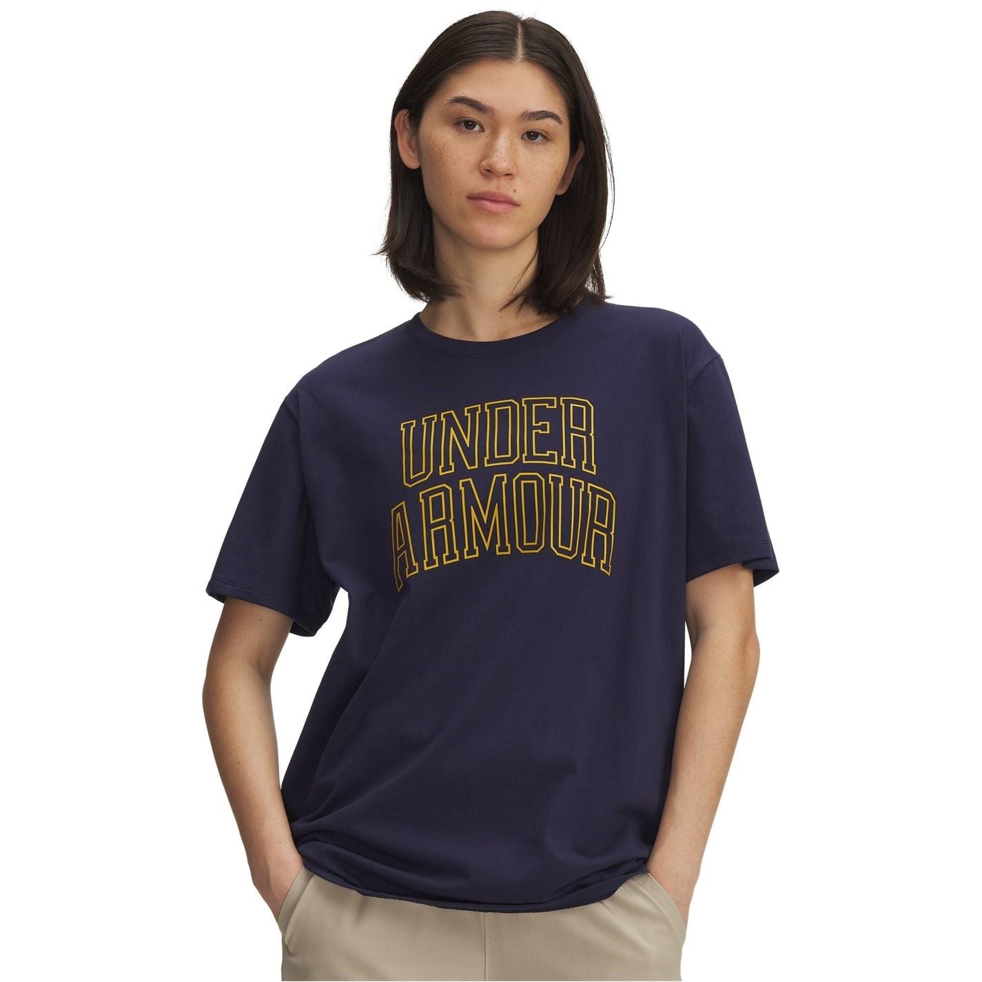 Under Armour Varsity Oversize Fit Lettering T-Shirt
