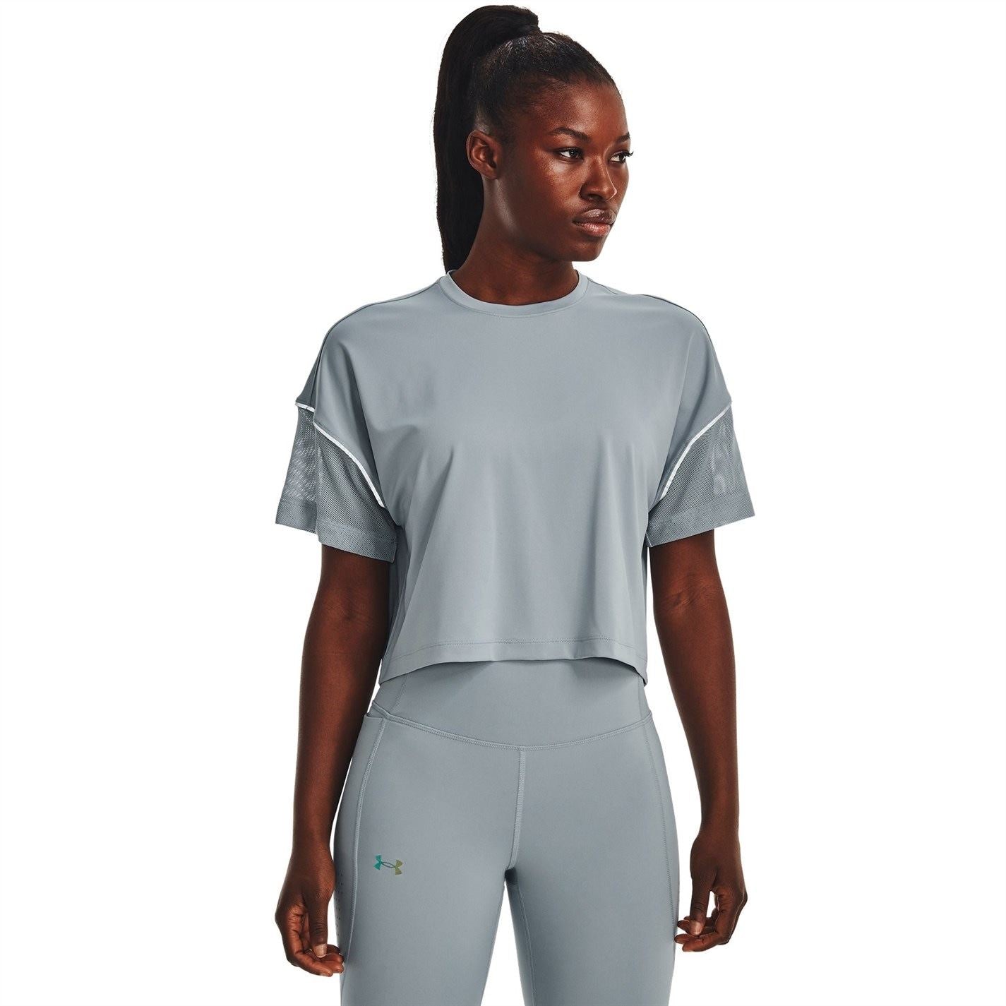 Under Armour Cropped Crew Neck Relaxed Fit T-Shirt