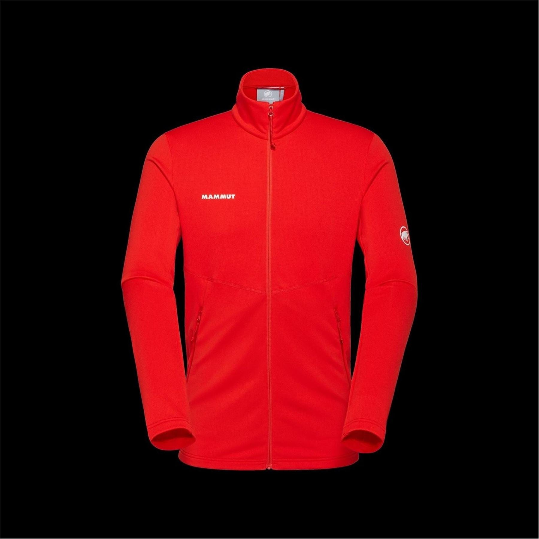 Mammut Aconc Solid Patterned Full Zipper Ribbed Cuff Jacket