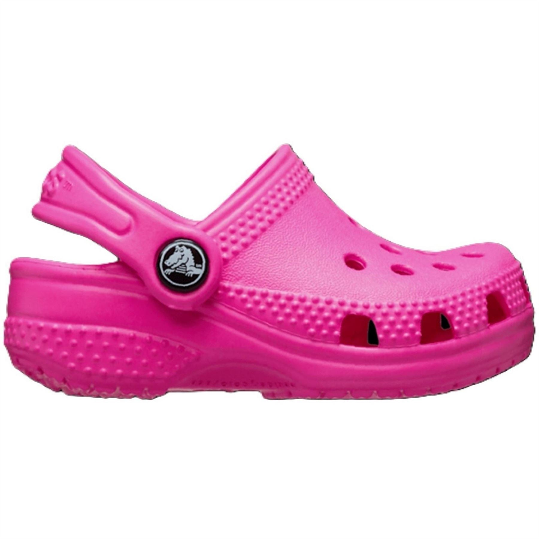 Crocs Littles Perforated Toe Shuv Clogs