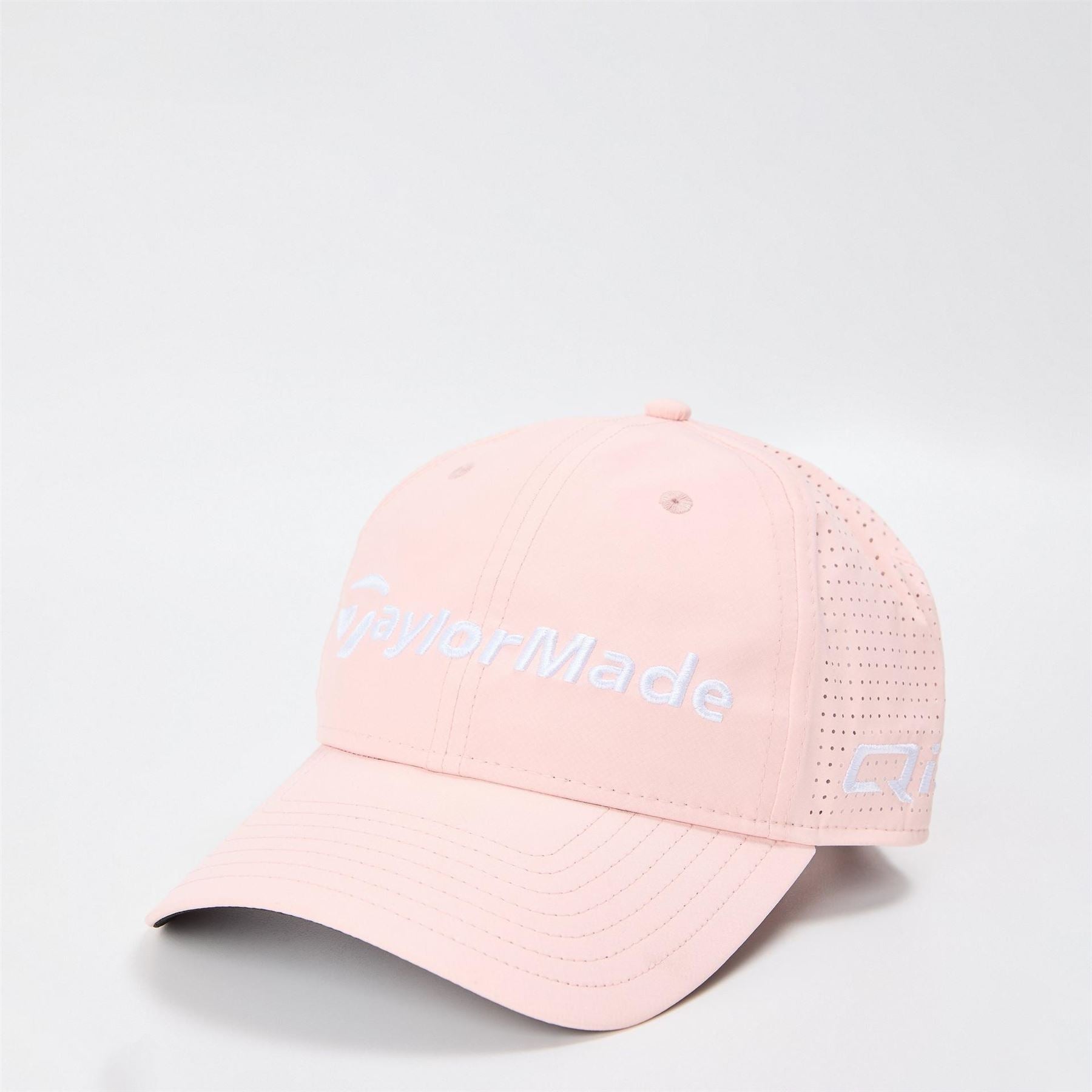 TaylorMade Wordmark Logo Embroidered Pre Curved Brim Baseball Cap