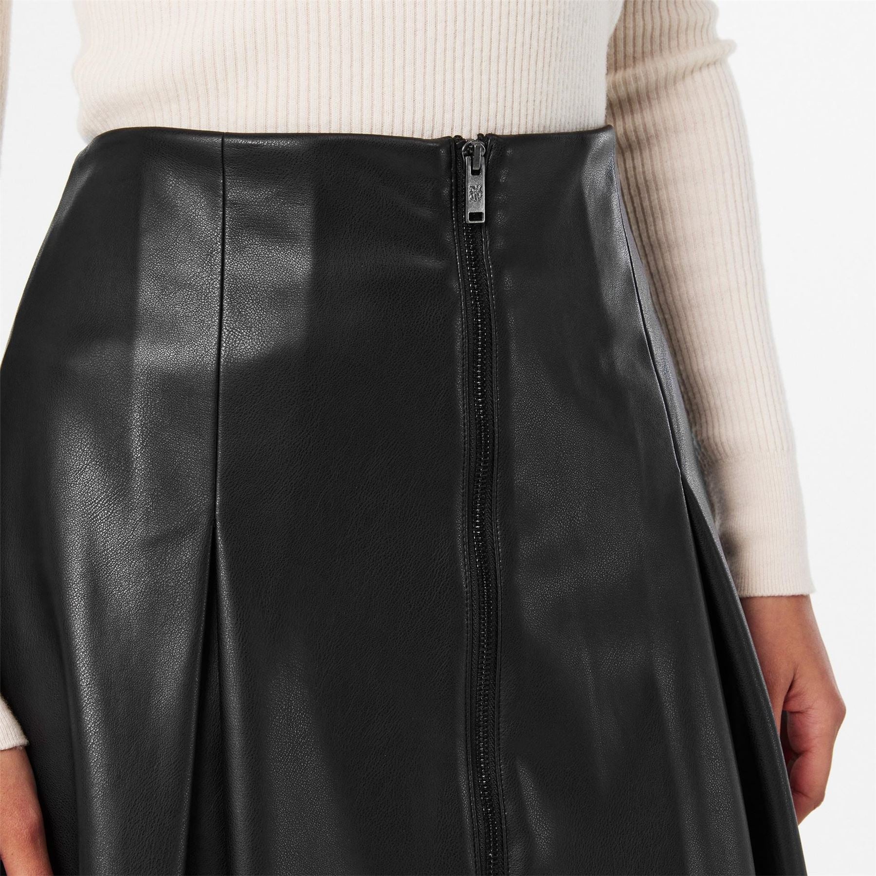 DKNY Pu Mini Skirt