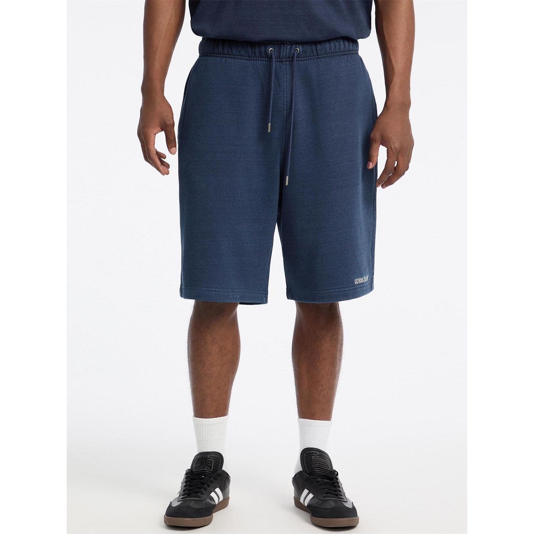 Guess Logo Print Bermuda Shorts with Elasticated Waistband