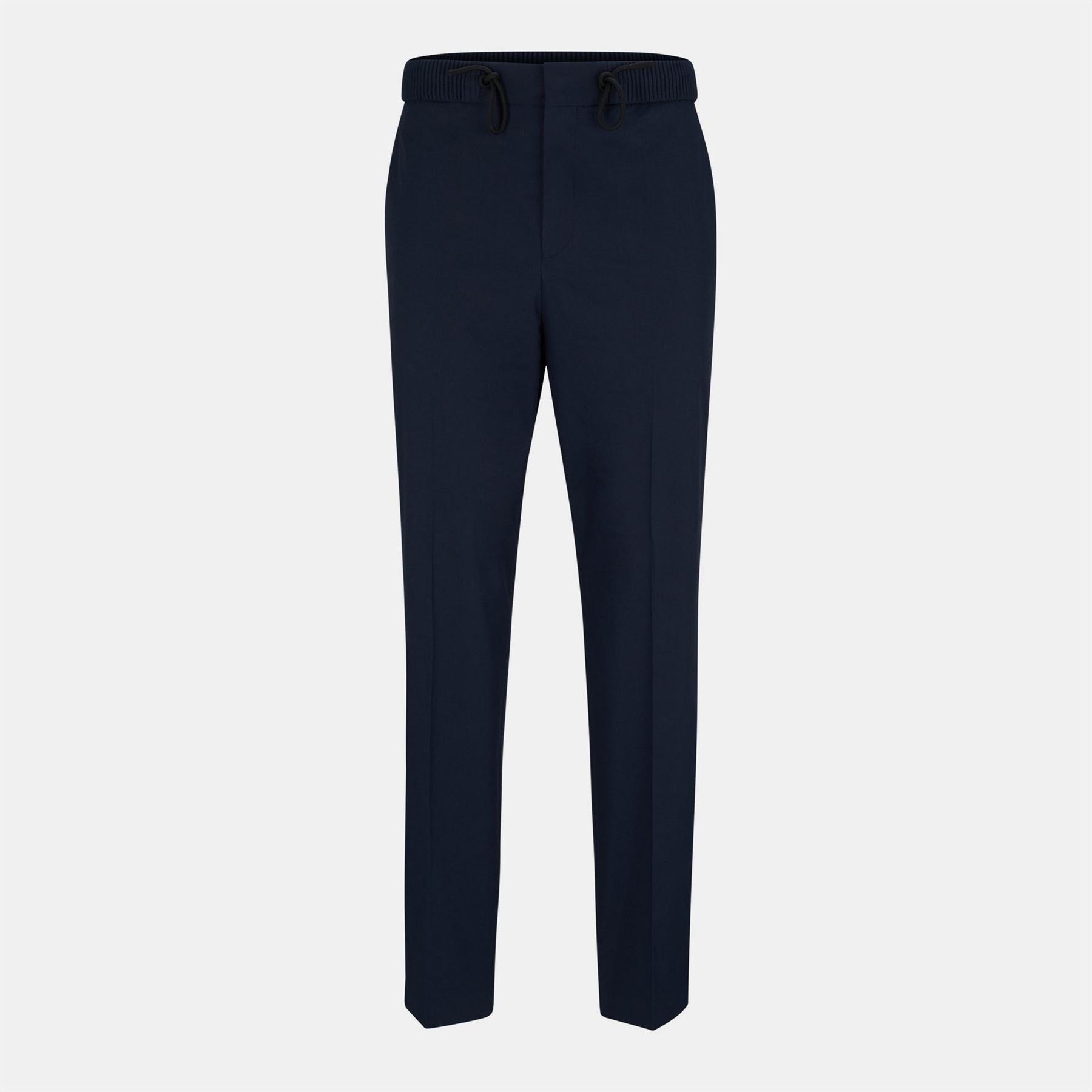 Hugo Howie232x Solid Patterned Straight Trousers