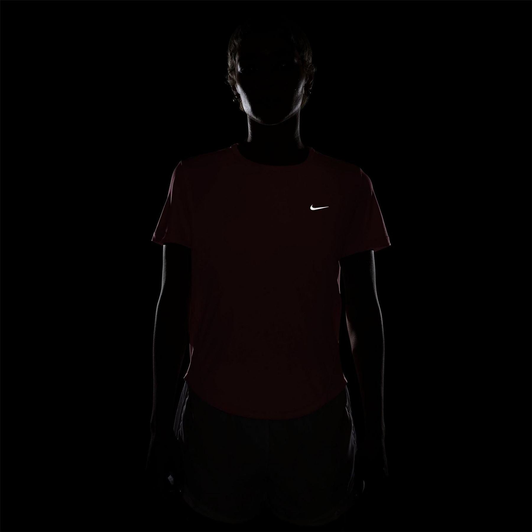 Nike Womens Tempo Dri Fit Short Sleeve Running Top