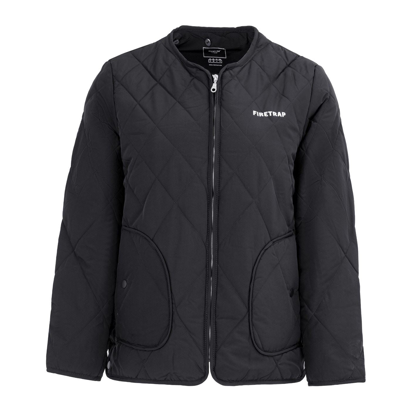 Firetrap Long Sleeve Hip Length Quilted Jacket