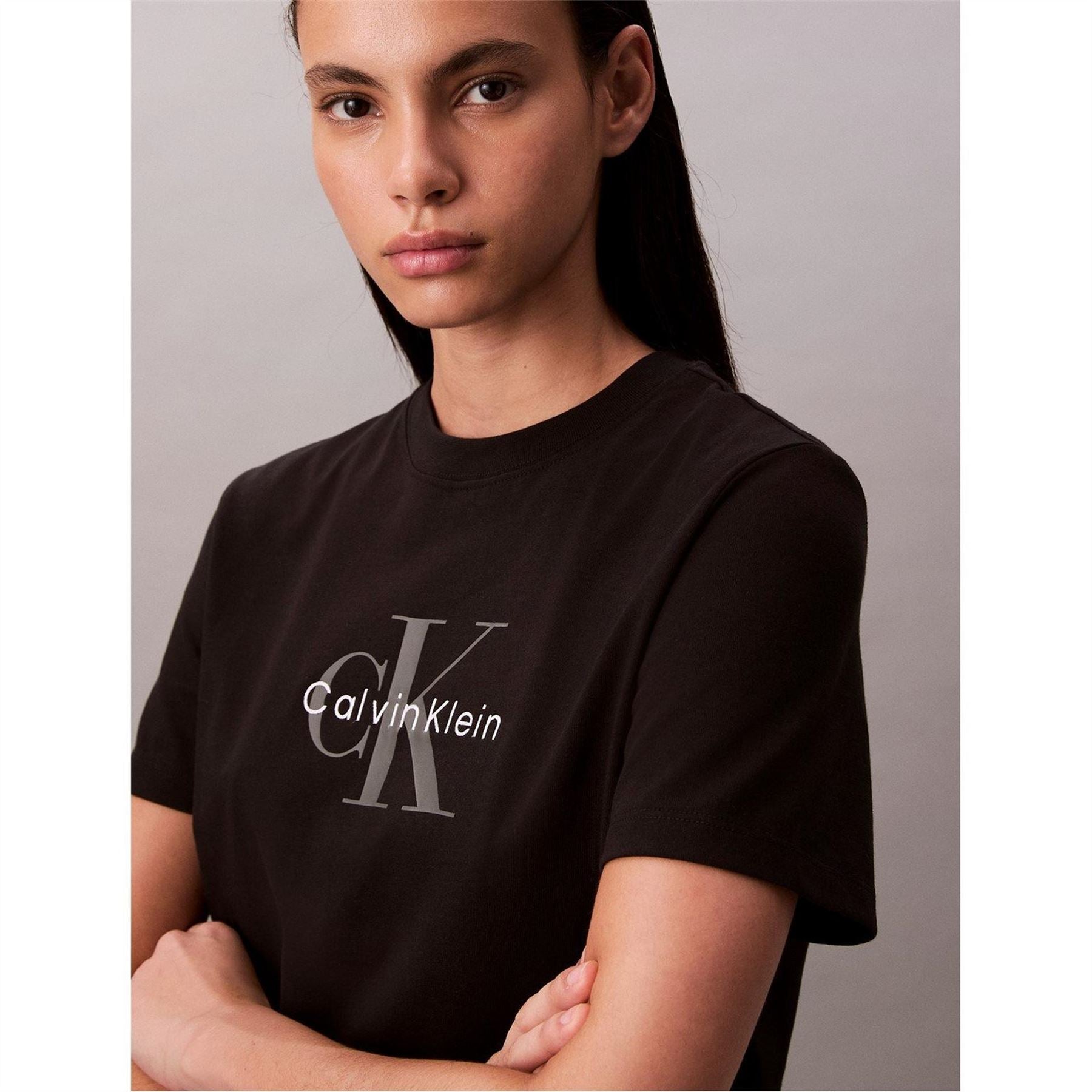 Calvin Klein Jeans Mono Hero Crew Neck Short Sleeve T-Shirt