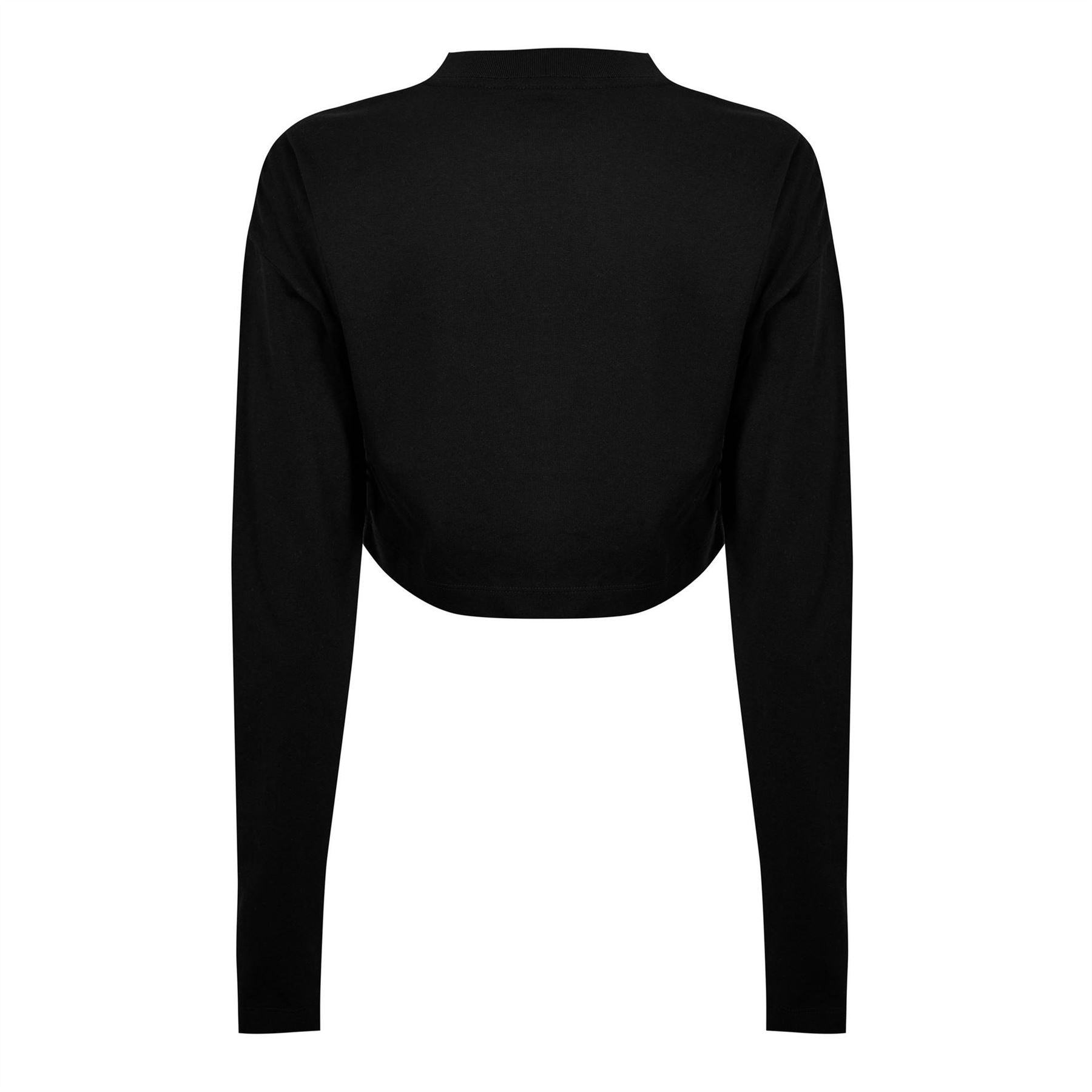Calvin Klein Jeans Script Institutional Long Sleeve Crop Top