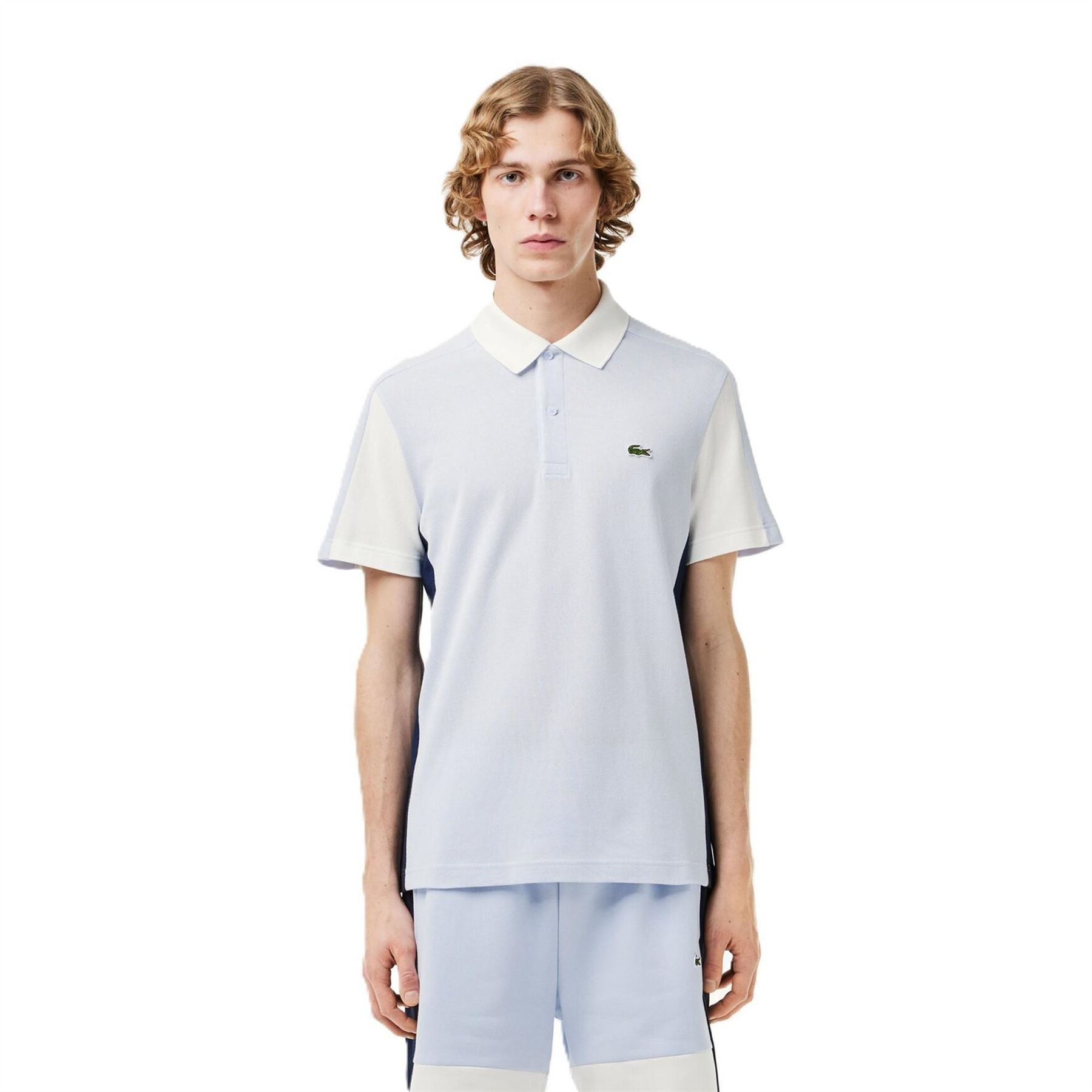 Lacoste Colour Block Short Sleeve Polo Shirt