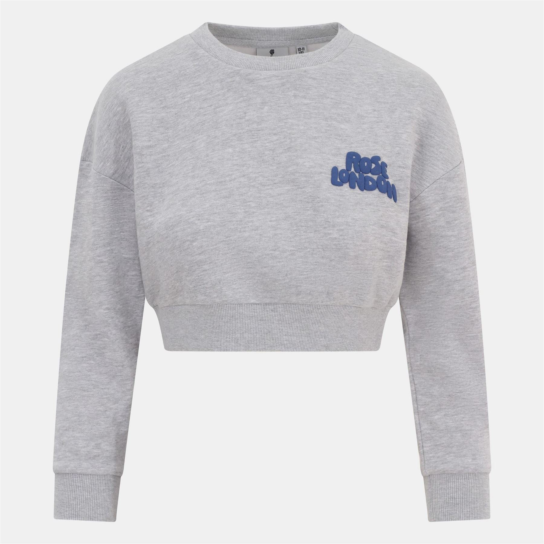 Rose London Crop Sweatshirt Junior Girls