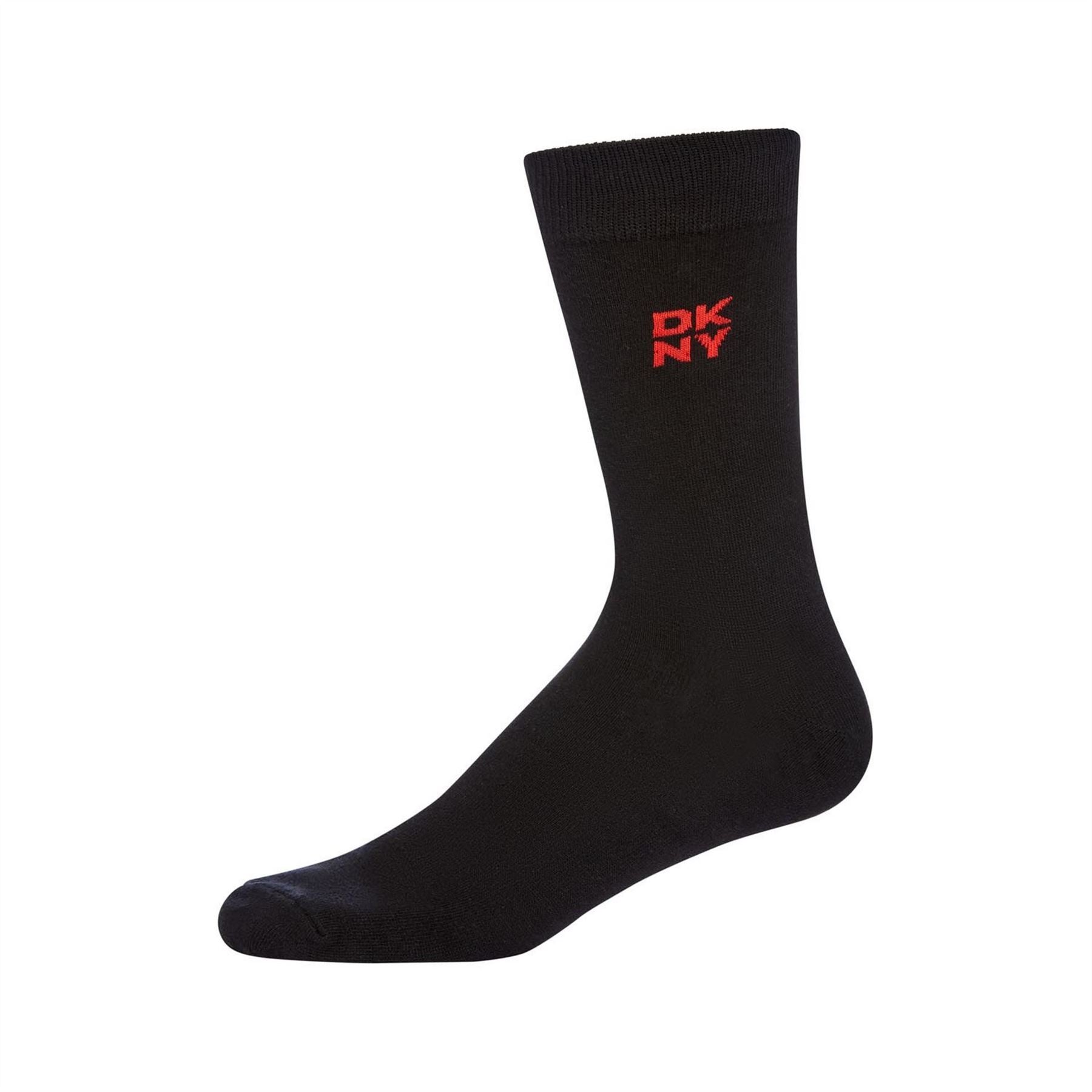 DKNY Mens 3 Pack Gift Socks Fink