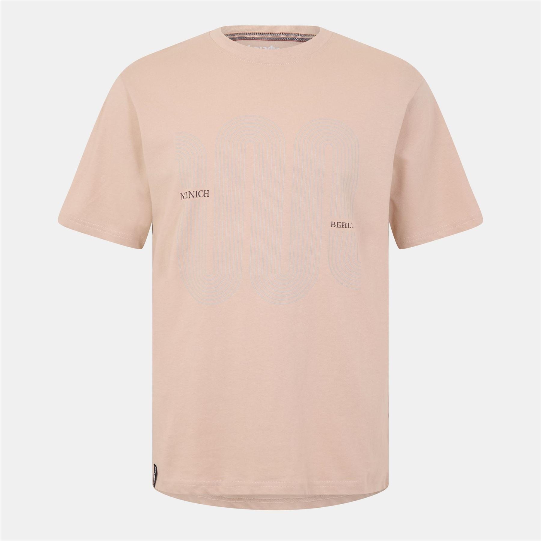Threadbare Reid Lettering Regular Fit T-Shirt