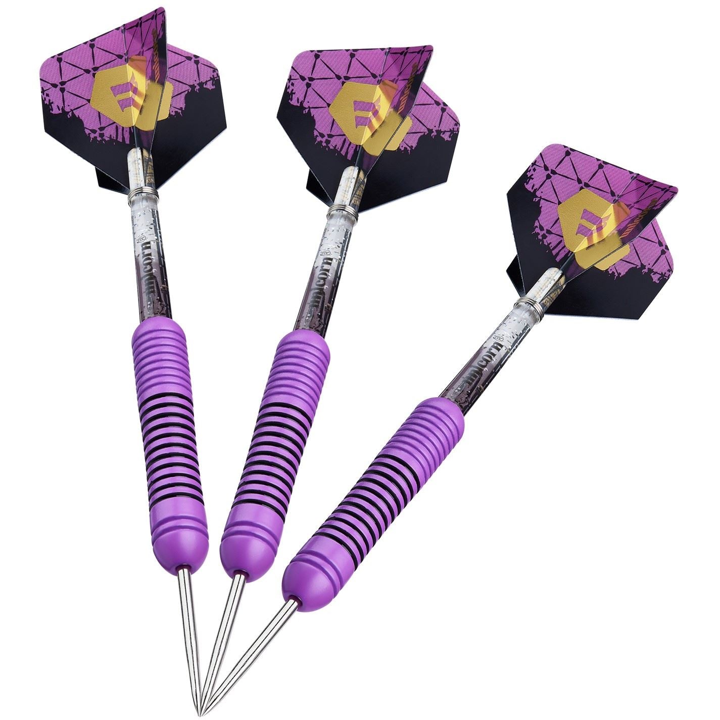 Unicorn Darts Tip Darts Set  Level 2  Gary The Flying Scotsman Anderson  Rubberised Brass Barrels