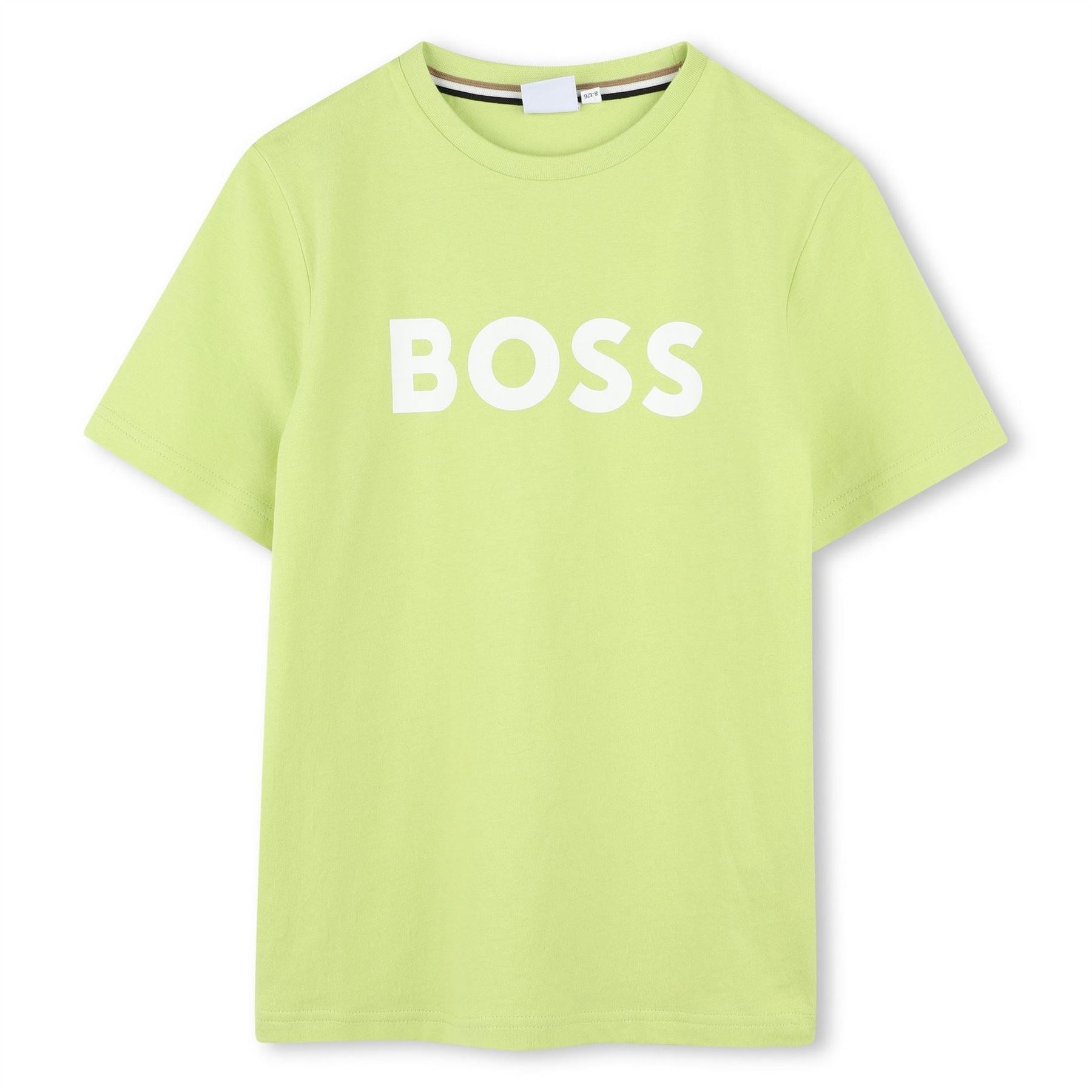 Boss Regular Fit Crew Neck Lettering T-Shirt
