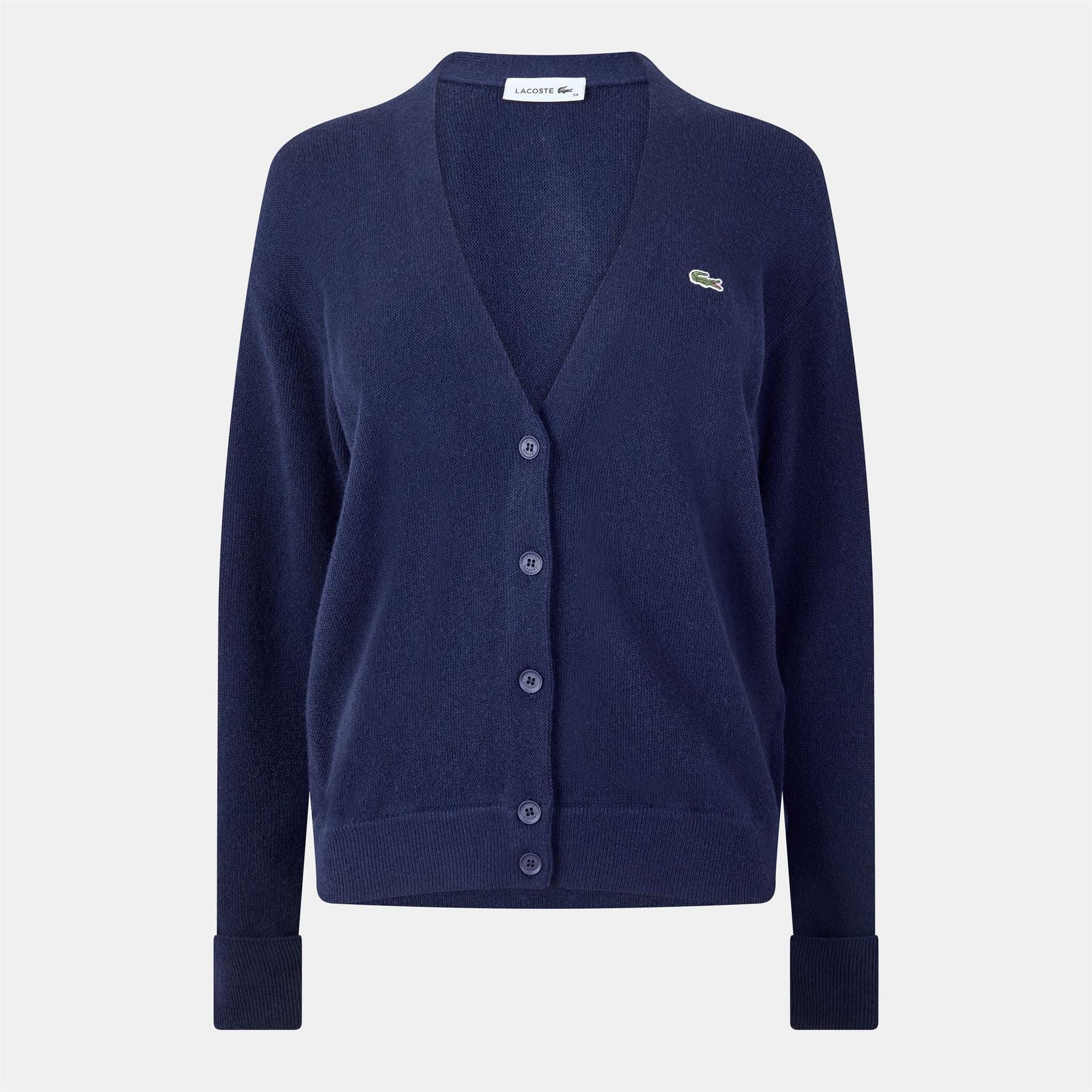 Lacoste Neck Cardigan