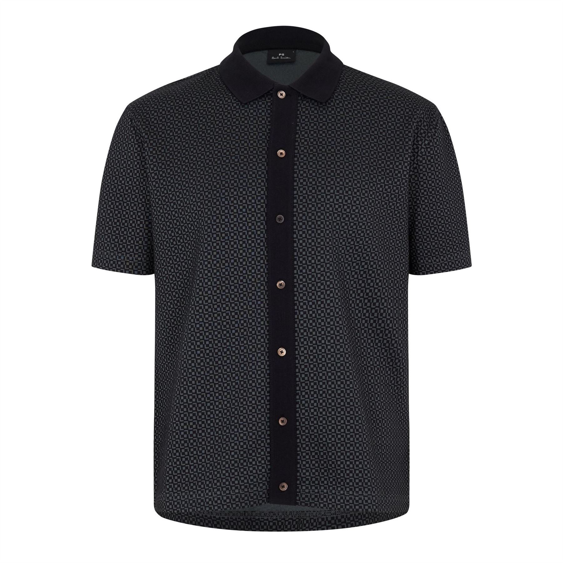 PS Paul Smith Regular Fit Point Collar Short Sleeve Shirt