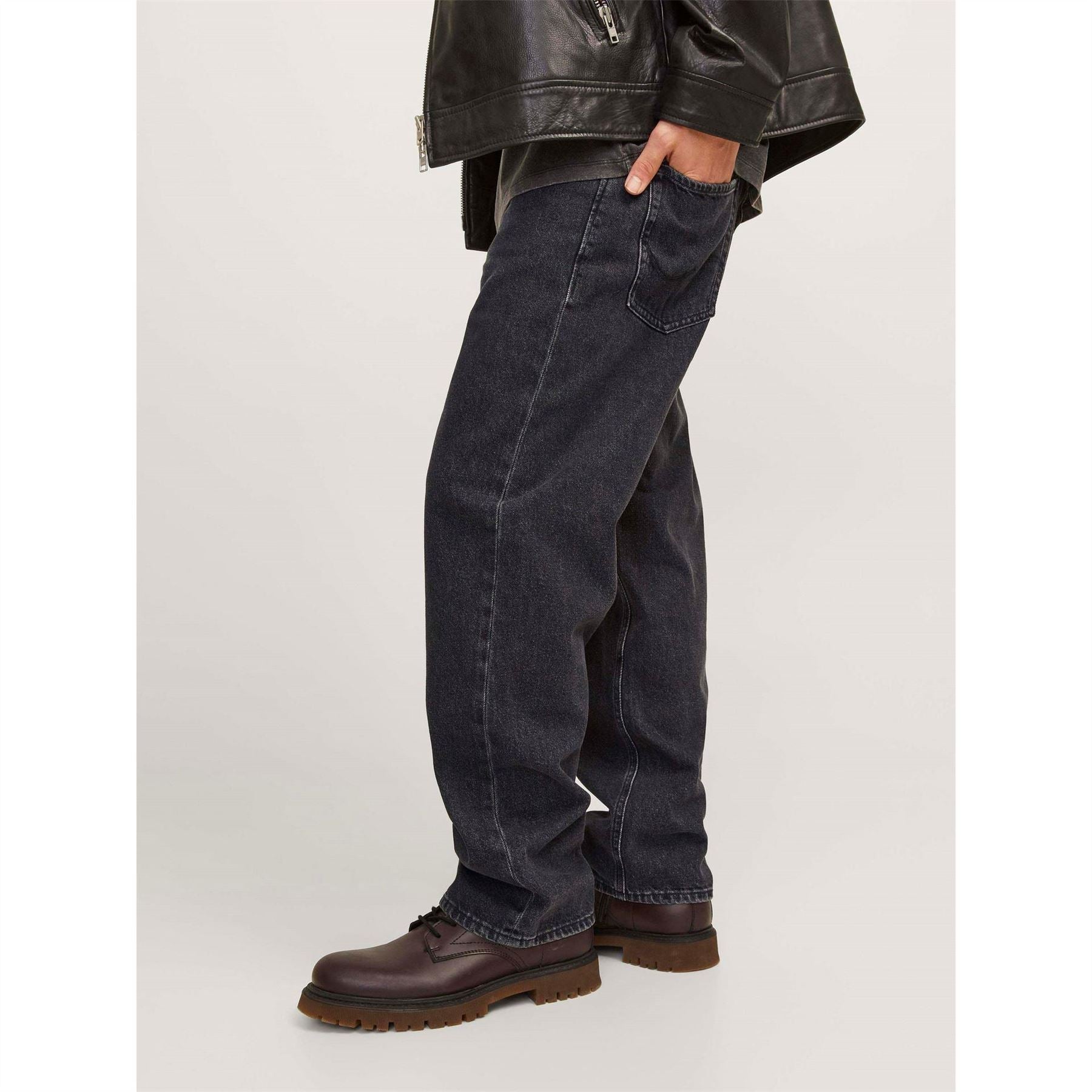 Jack and Jones Wide Leg Mid Rise Jeans
