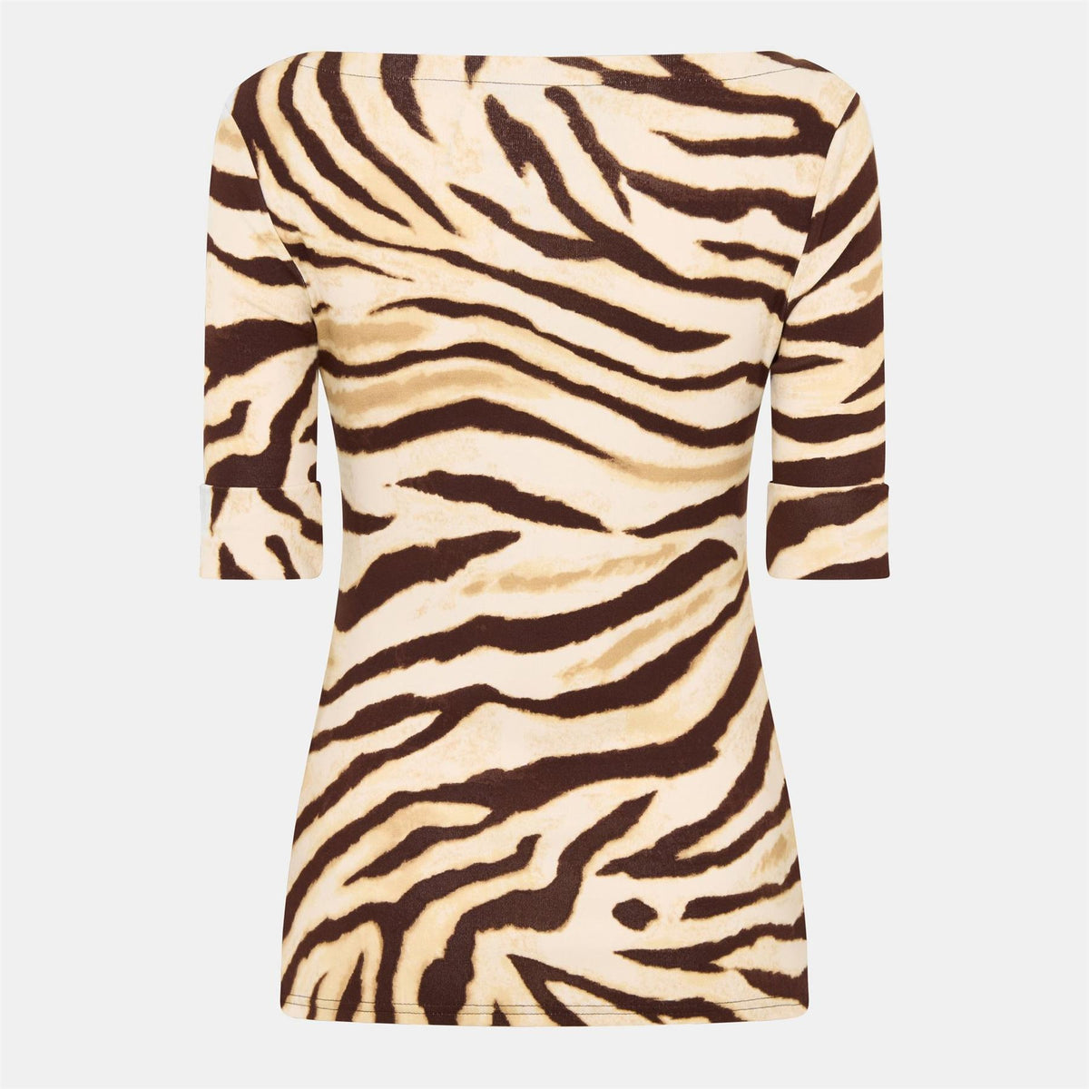 Lauren by Ralph Lauren Judy Three Quarter Sleeve Boat Neck T-Shirt