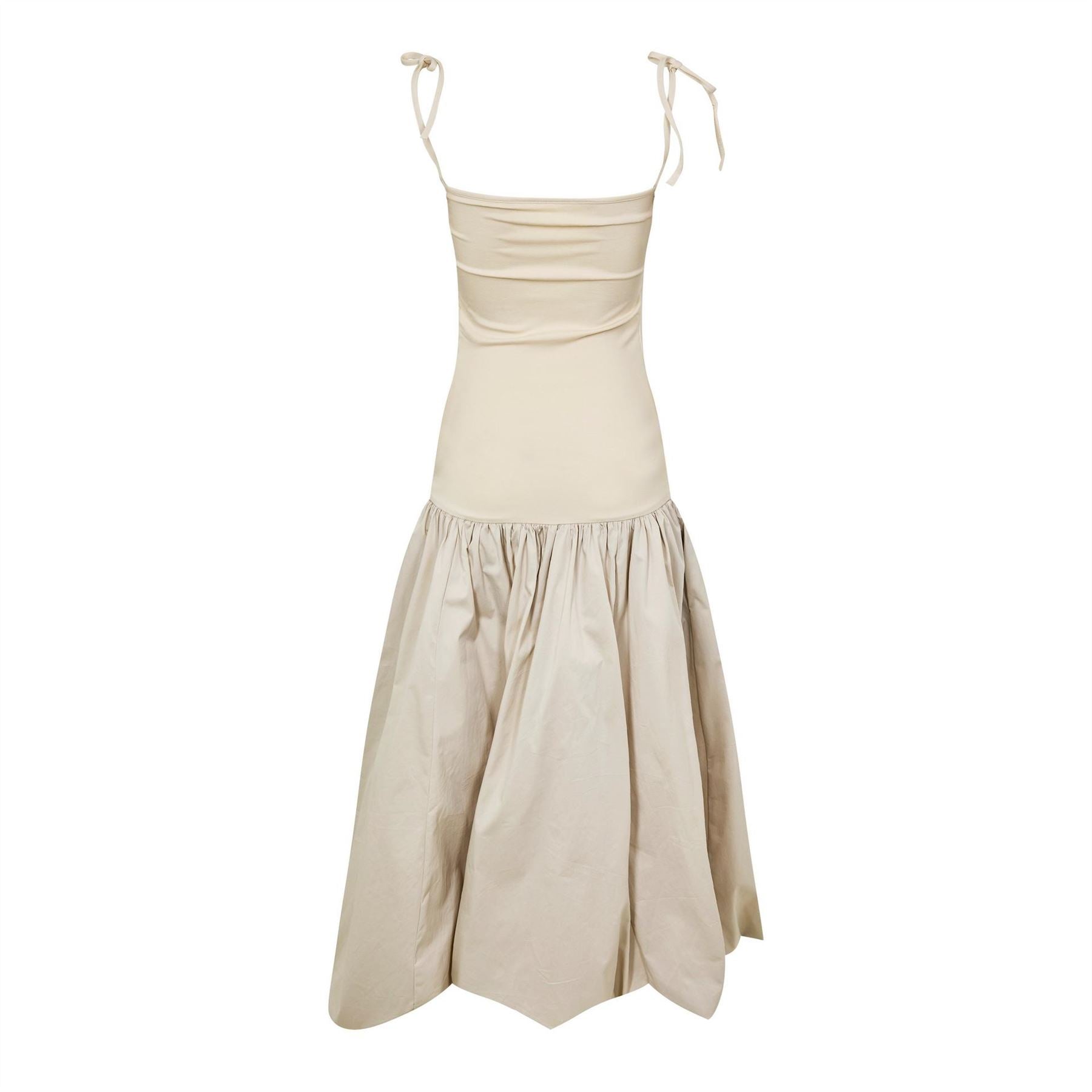 AmyLynn Amy Lynn Alexa Shoulder Tie Ultra Mini Peplum Dress