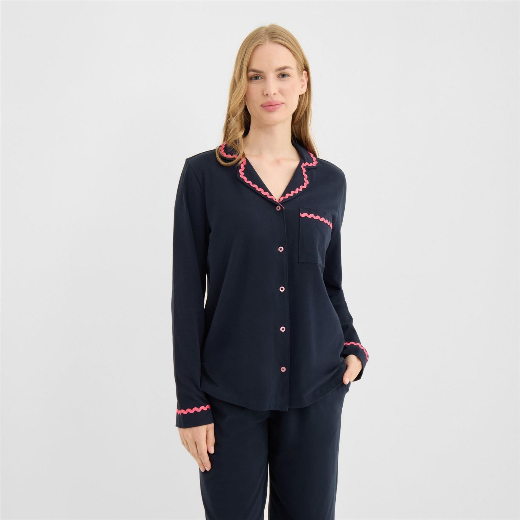 Chelsea Peers Wavy Trim Pjs