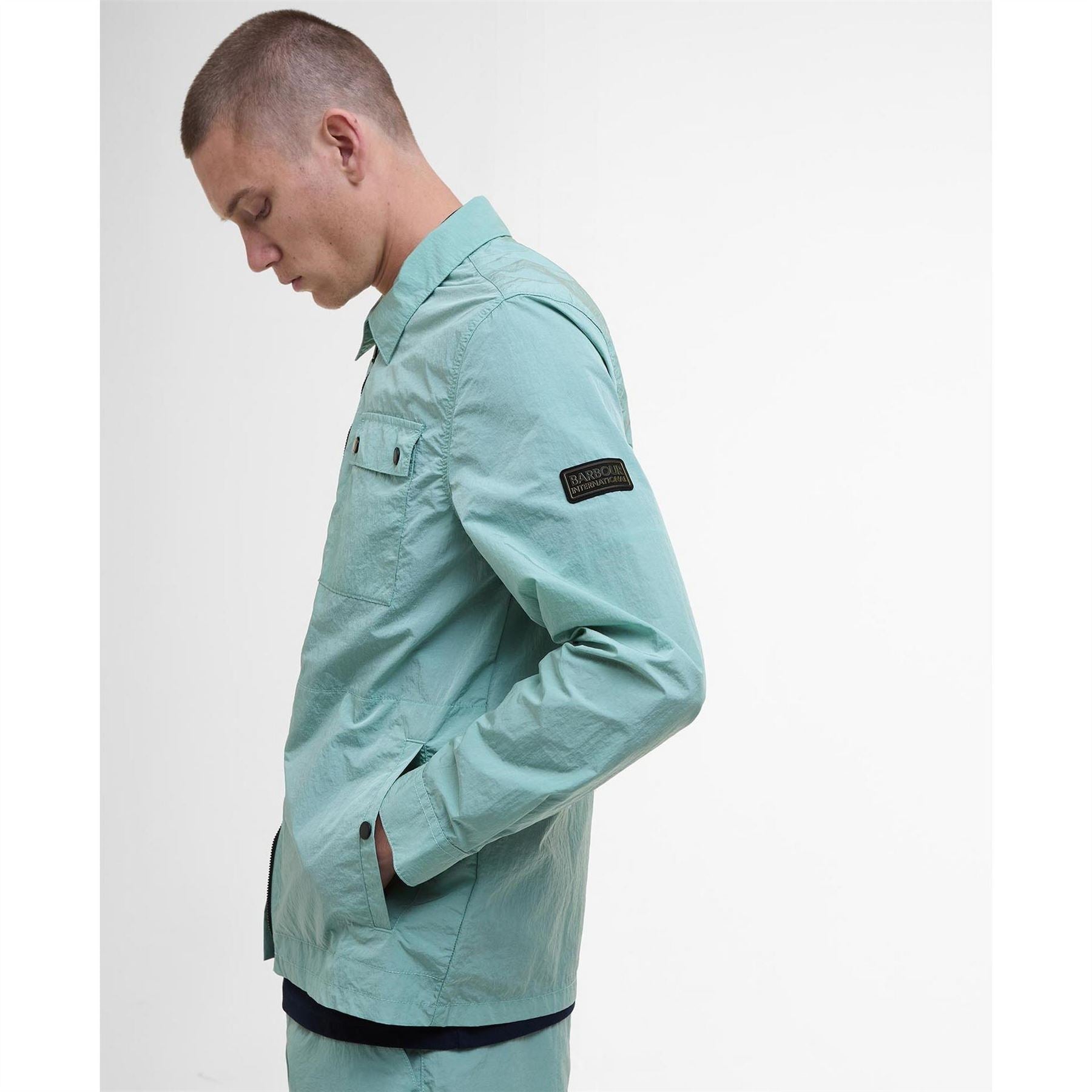 Barbour International Inline Zip Through Overshirt