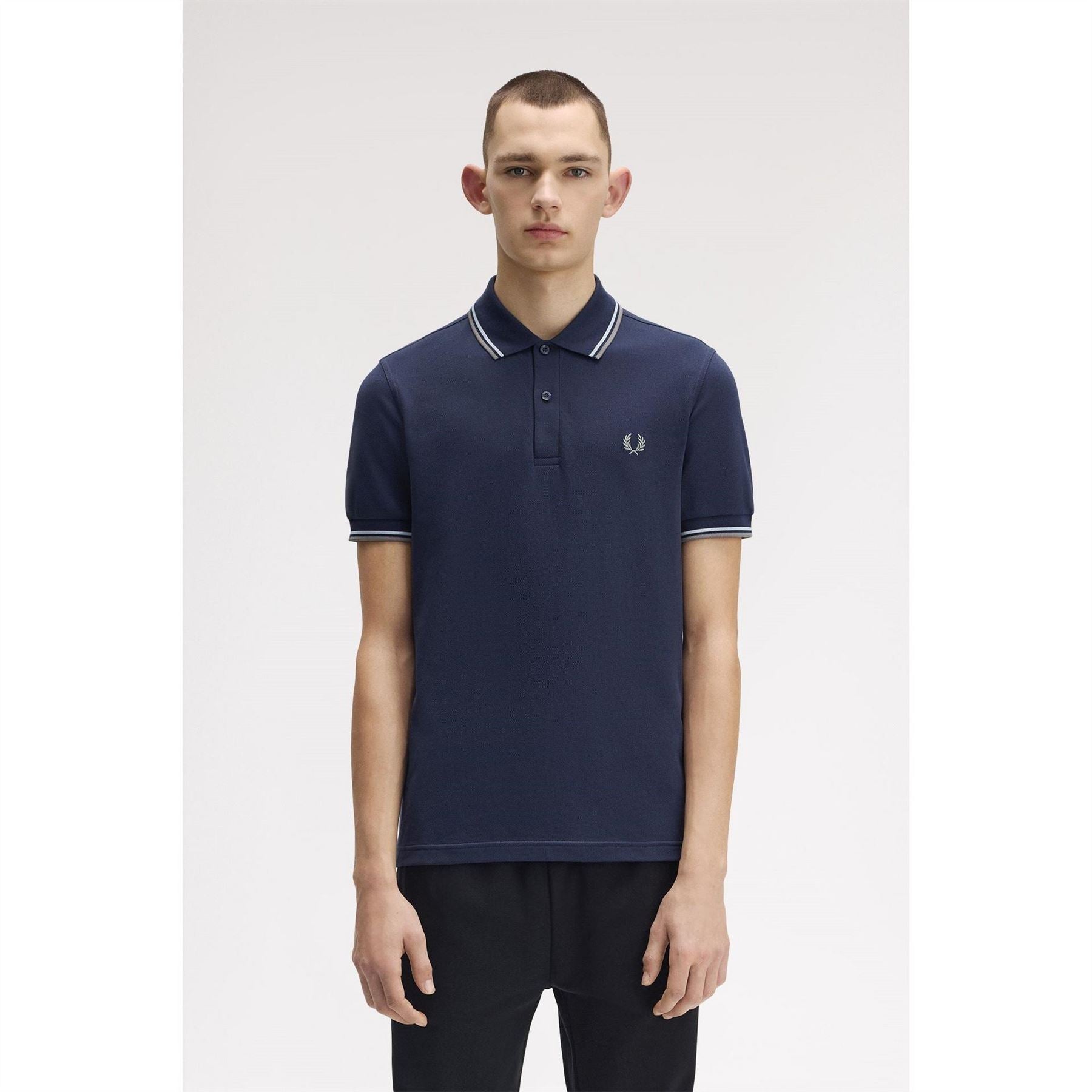 Fred Perry Sleeve Twin Tipped Polo Shirt