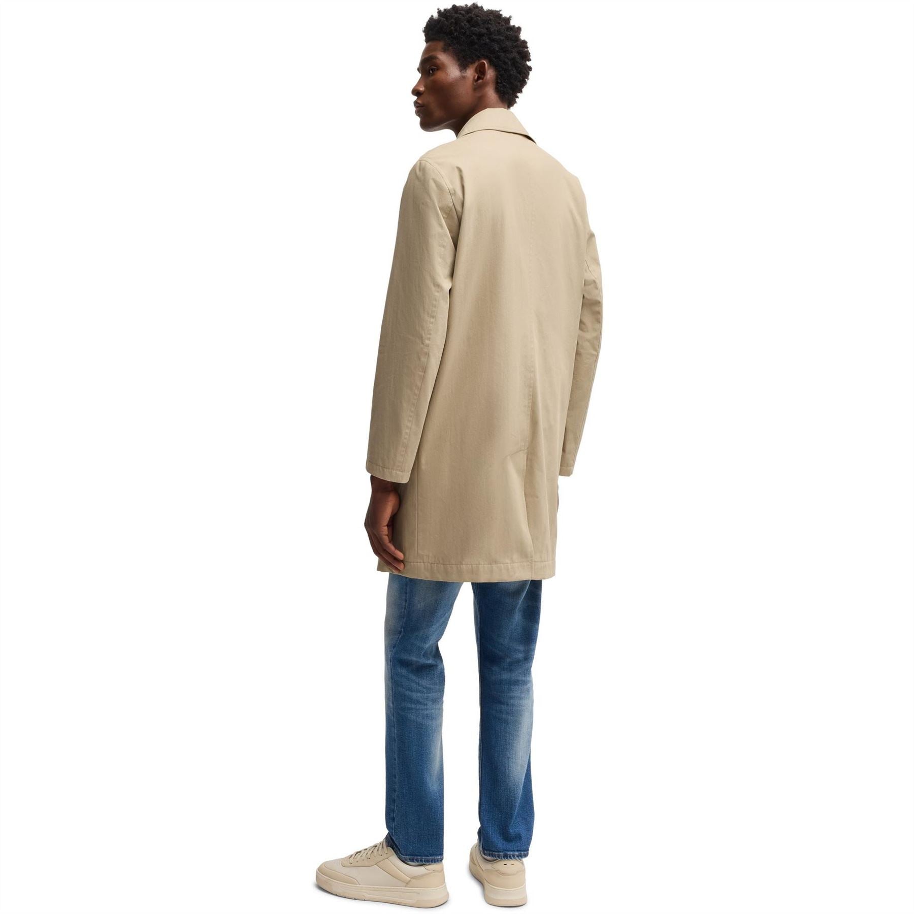 Boss C Clark Double Breasted Trench Coat